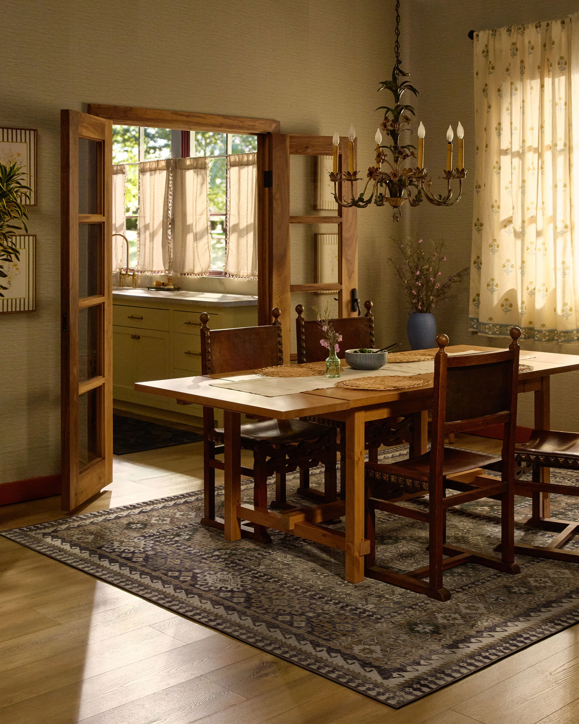 Rumi Olive & Tan Flatwoven Rug - Image 17