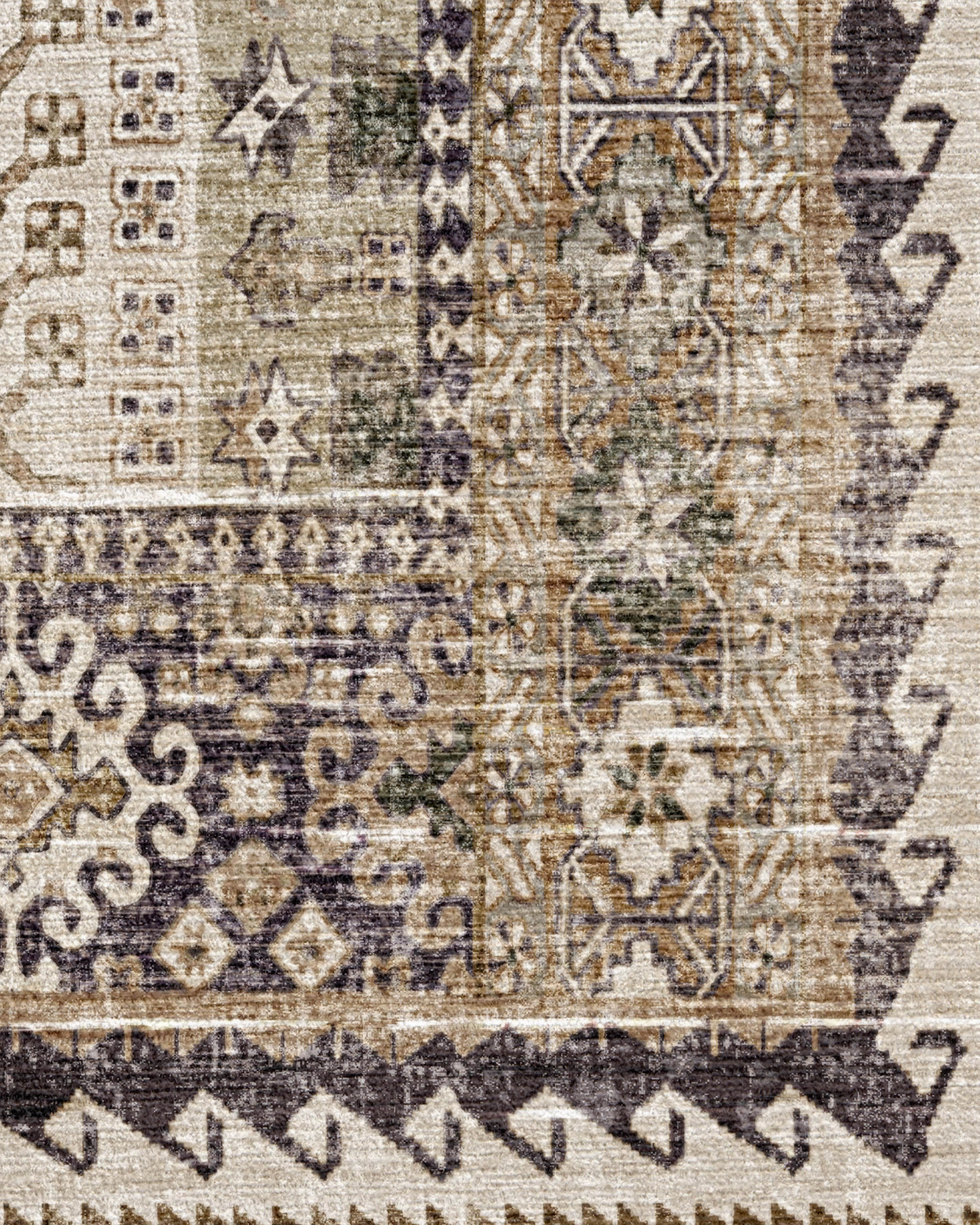Rumi Olive & Tan Flatwoven Rug - Image 2