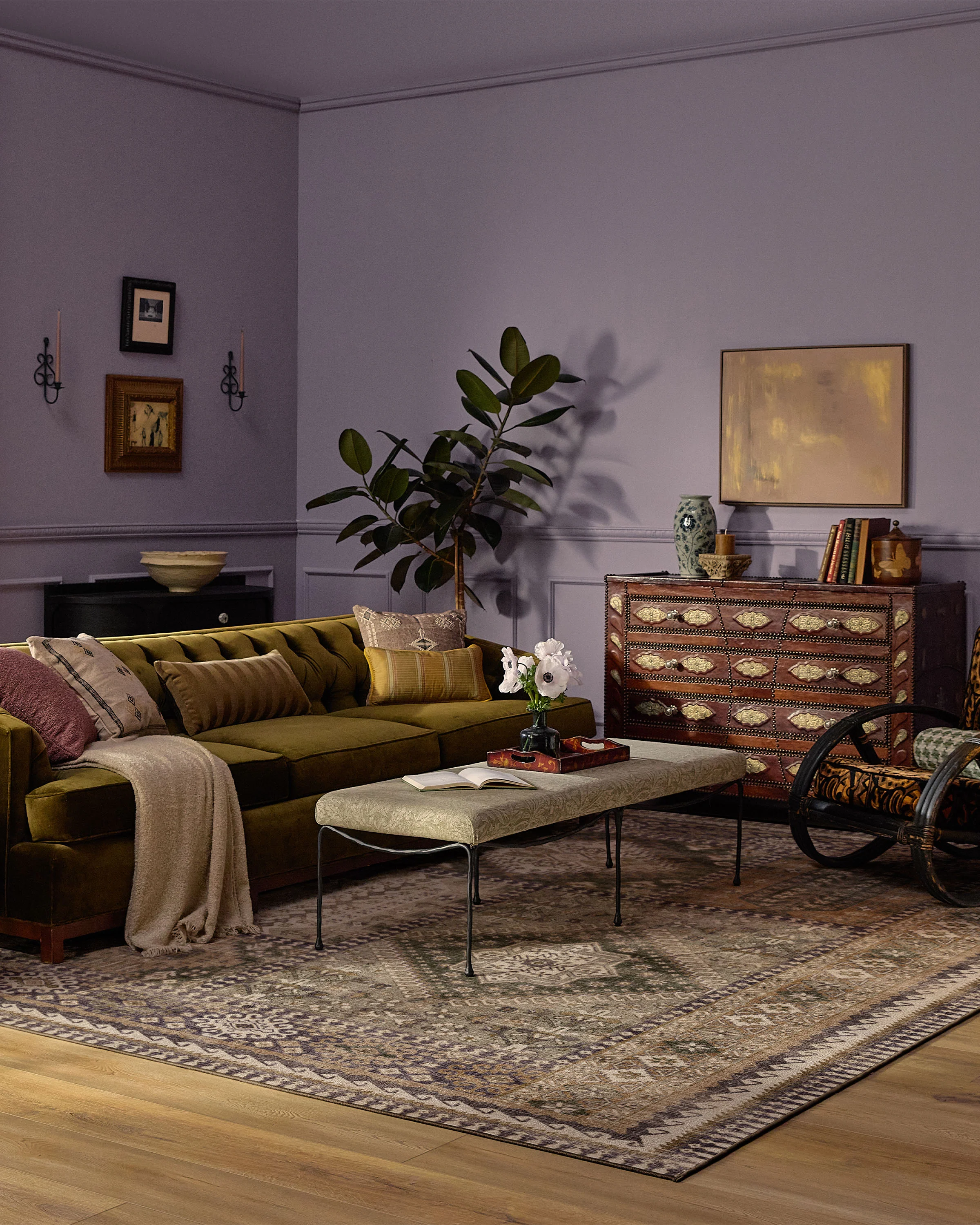 Rumi Olive & Tan Rug - Image 10