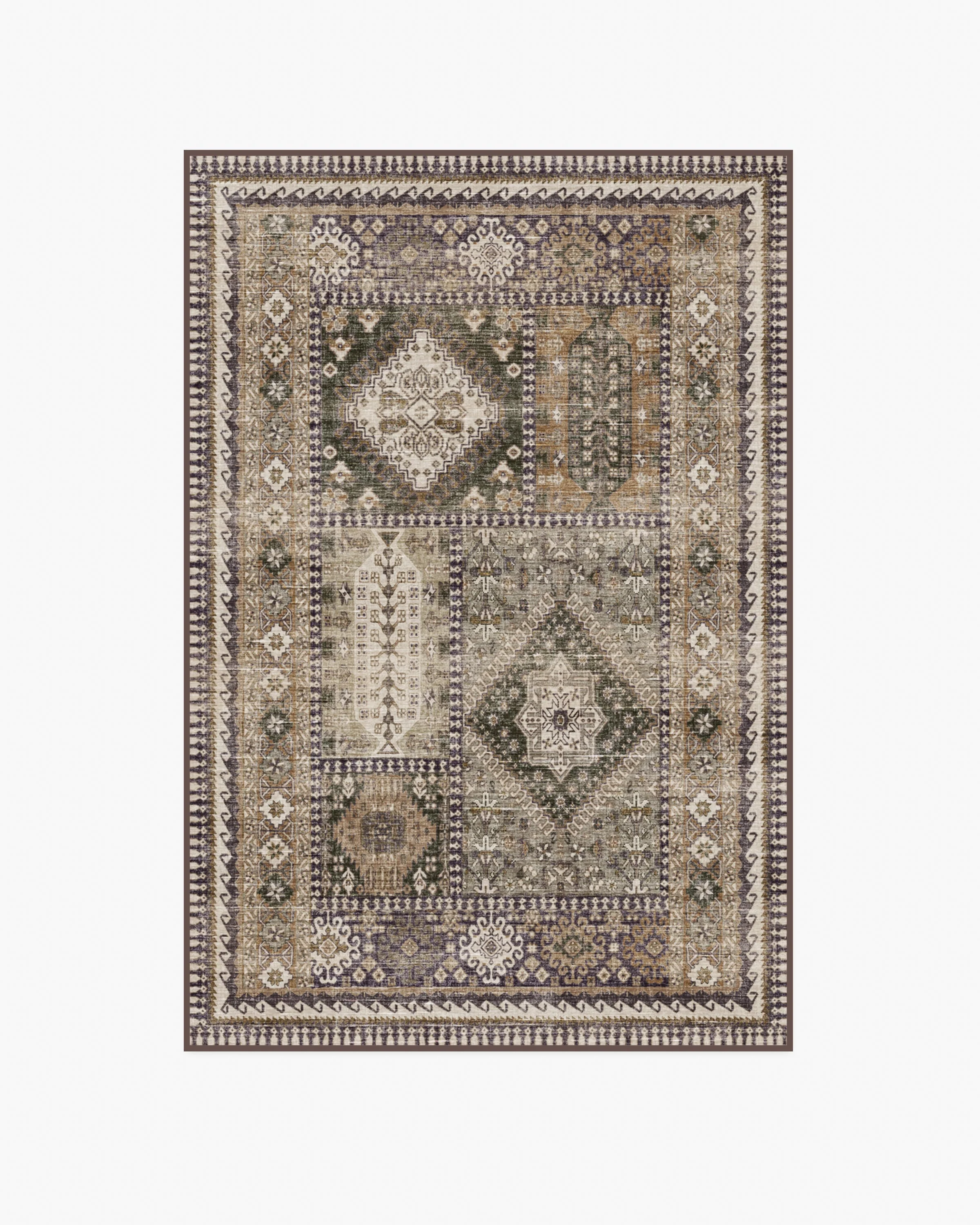 Rumi Olive & Tan Rug - Image 16