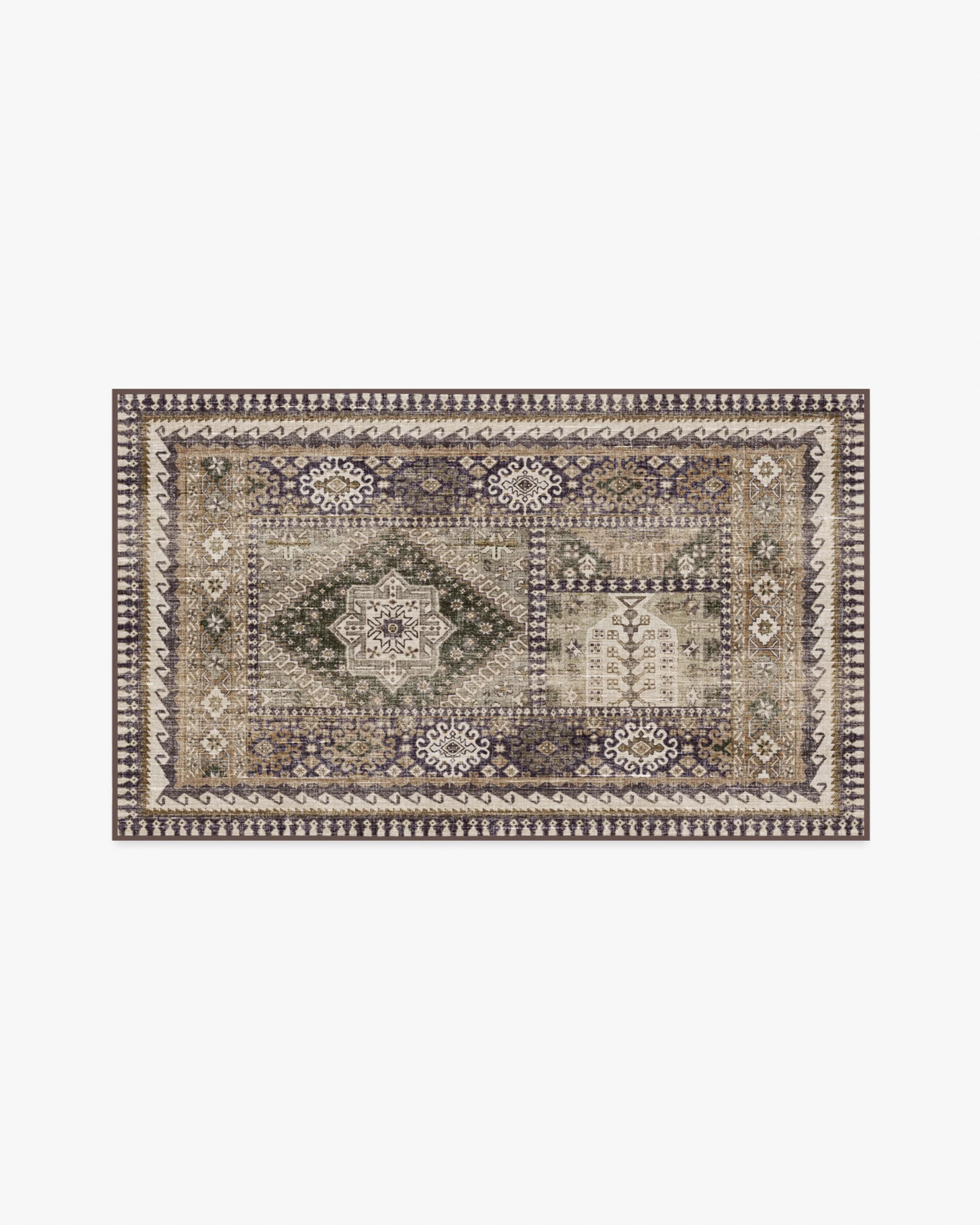 Rumi Olive & Tan Rug - Image 4