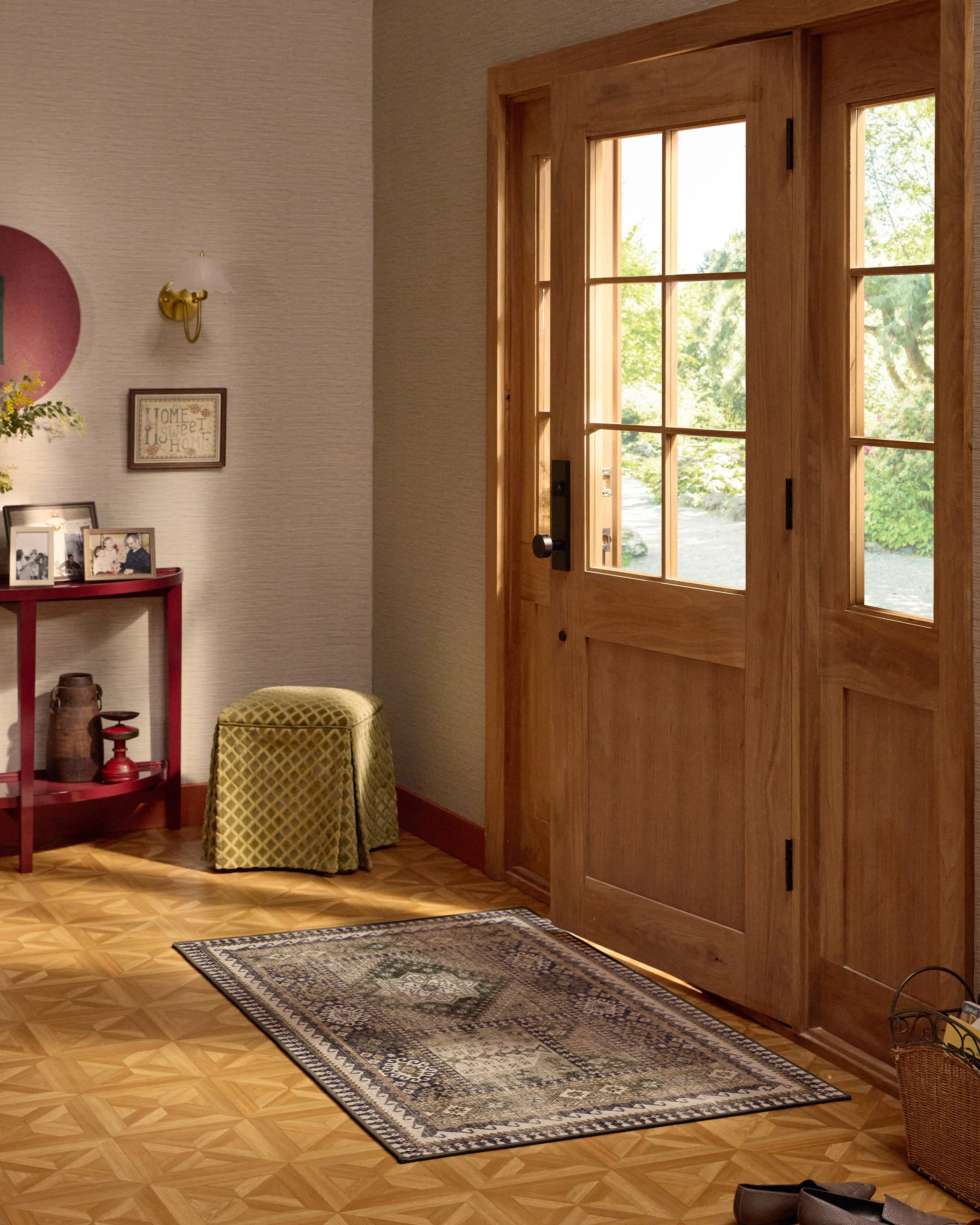 Rumi Olive & Tan Rug - Image 8