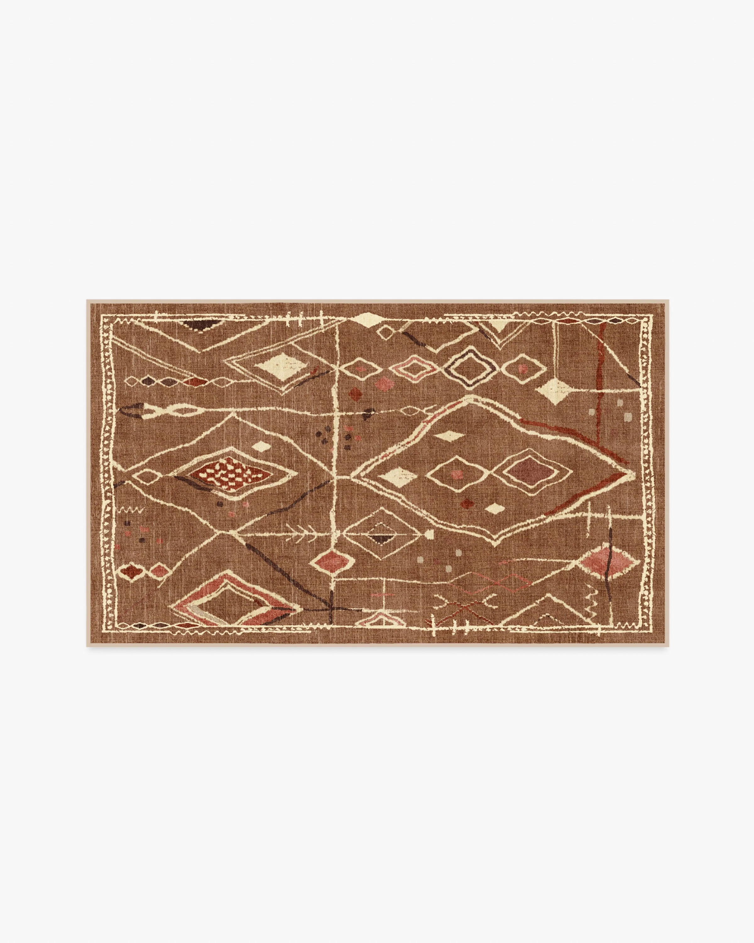Saguaro Trail Caramel & Cream Flatwoven Rug - Image 4