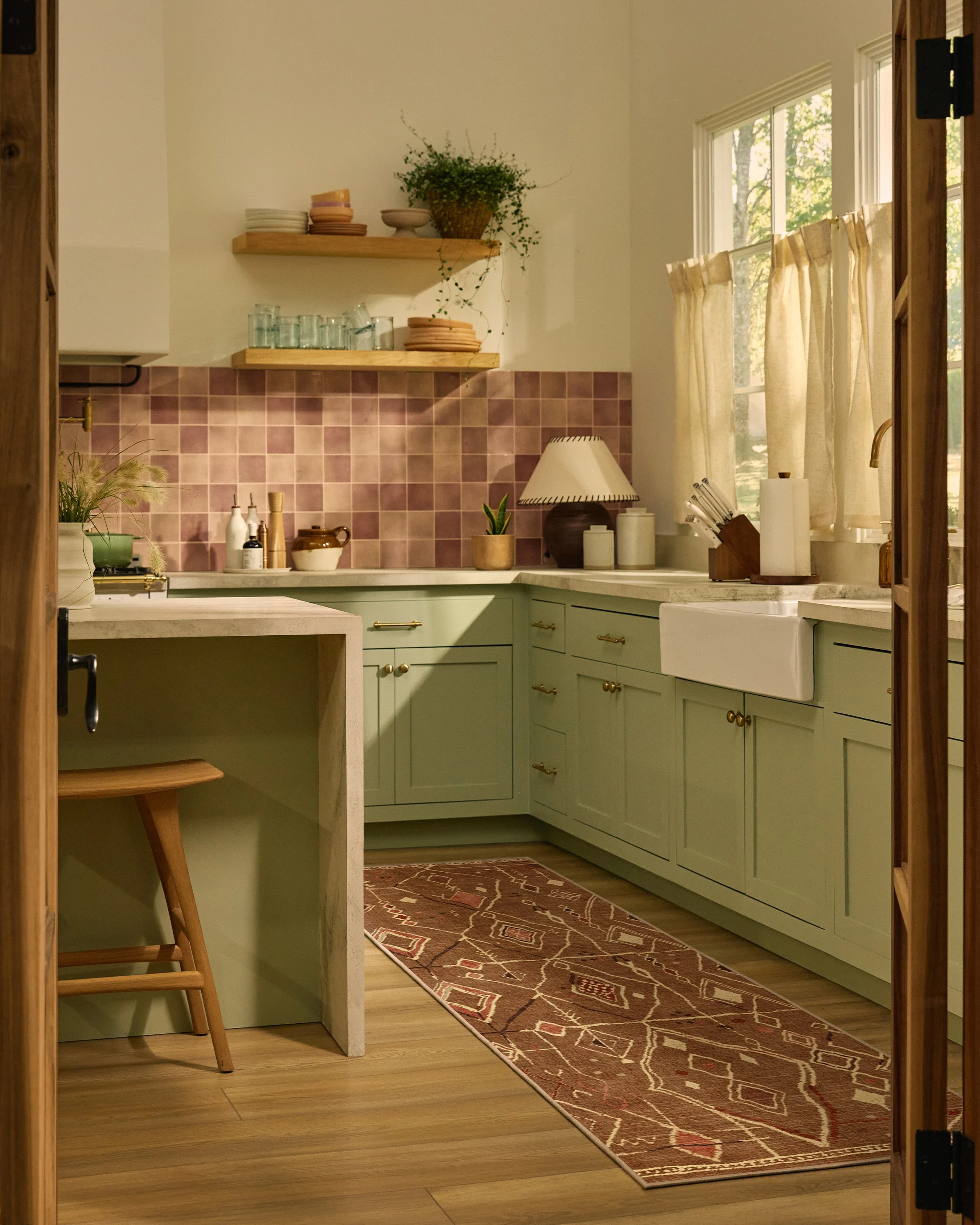 Saguaro Trail Caramel & Cream Rug - Image 5