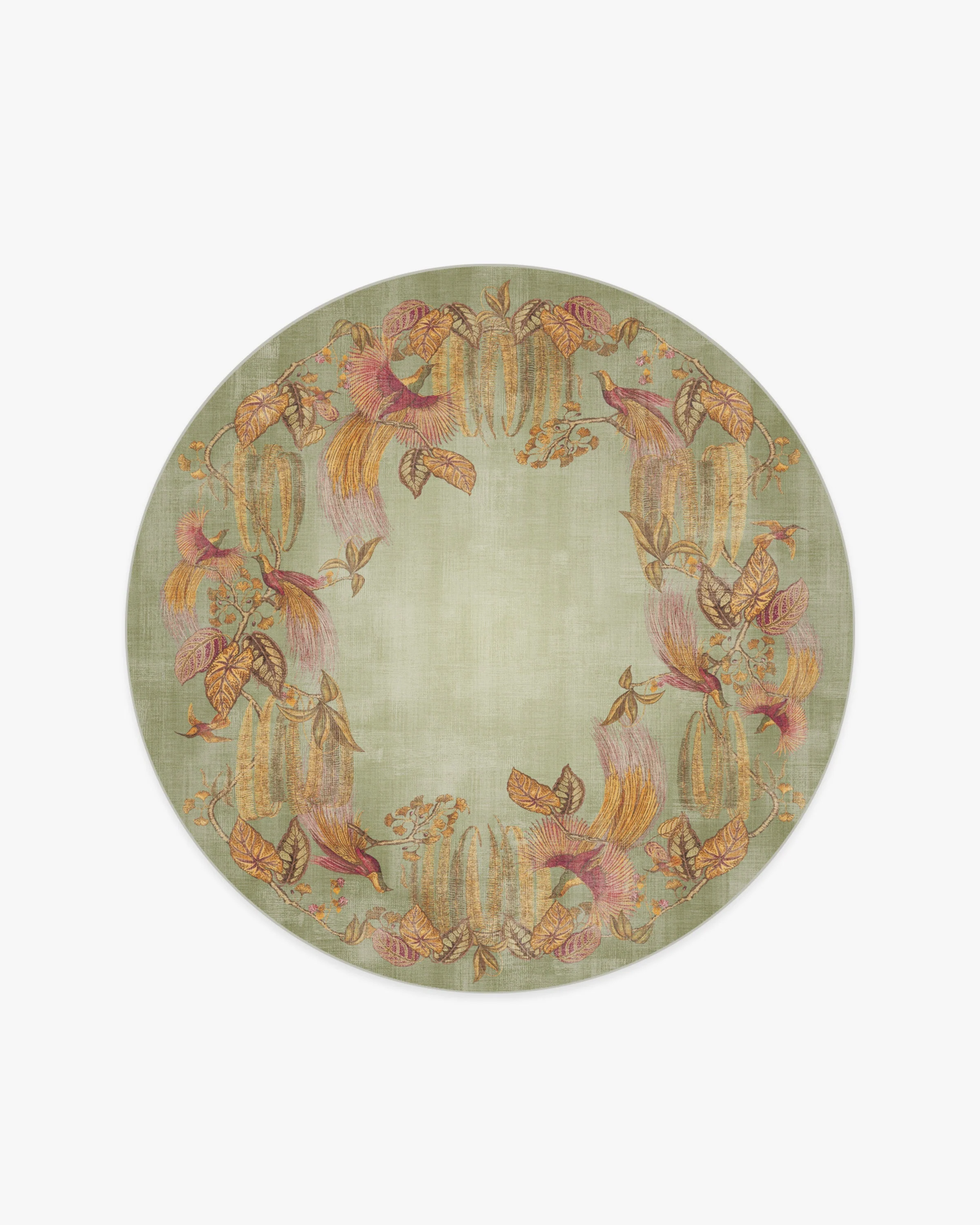 Bird of Paradise Silver Fern Rug by Sanderson - Image 13