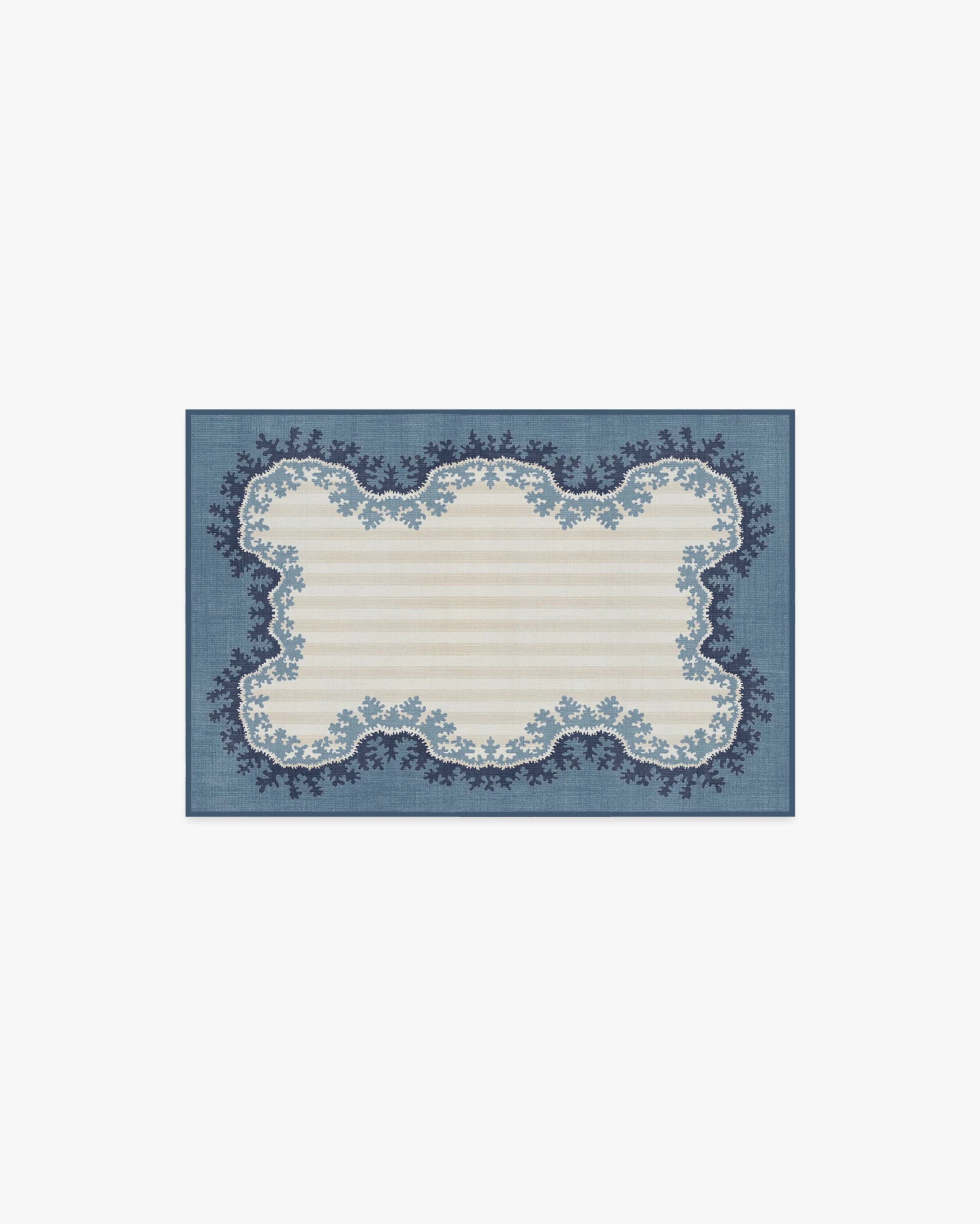 Oxbow Indigo Flatwoven Rug by Sanderson - Image 9