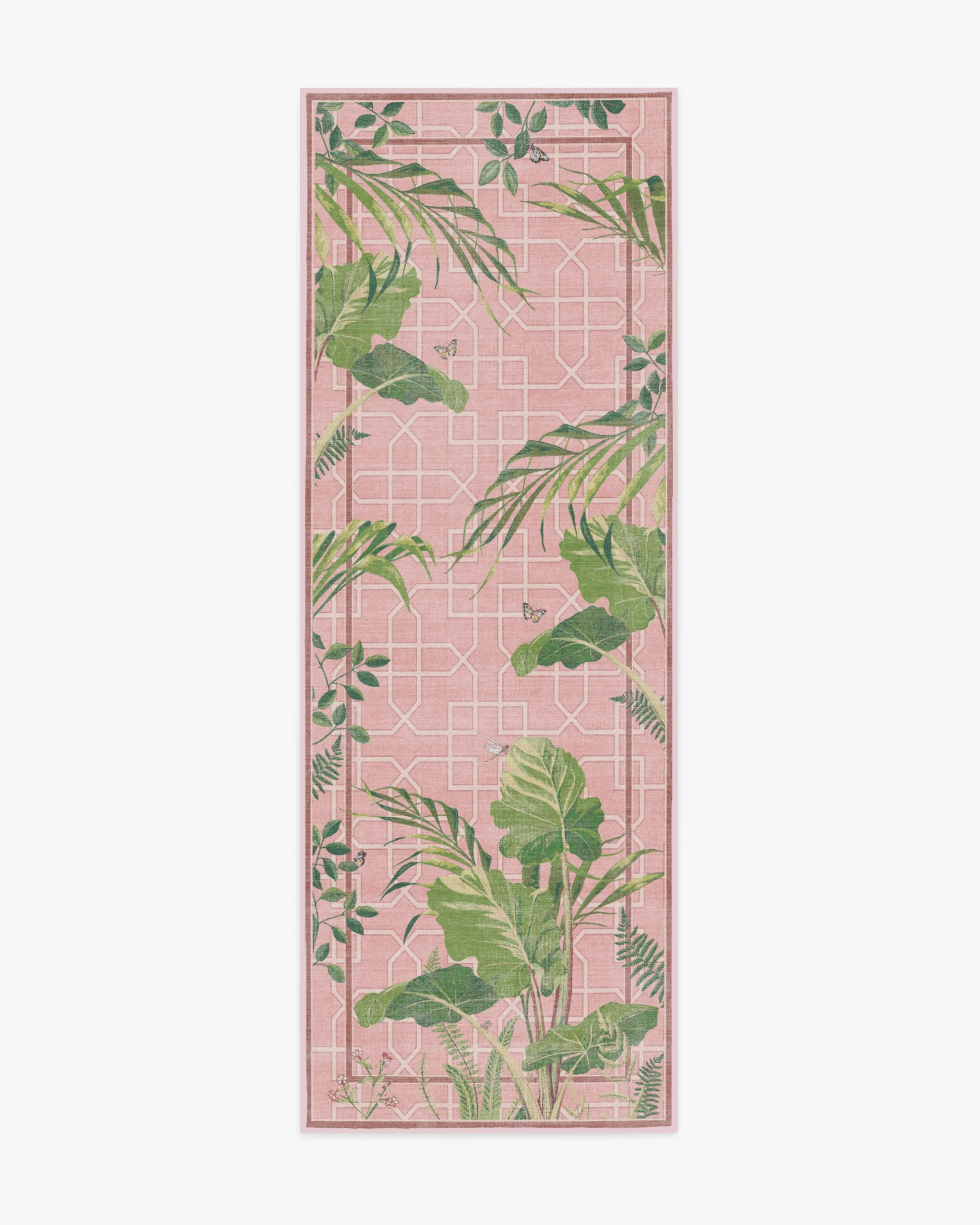 Palm House Rose Flatwoven Rug by Sanderson - Image 10