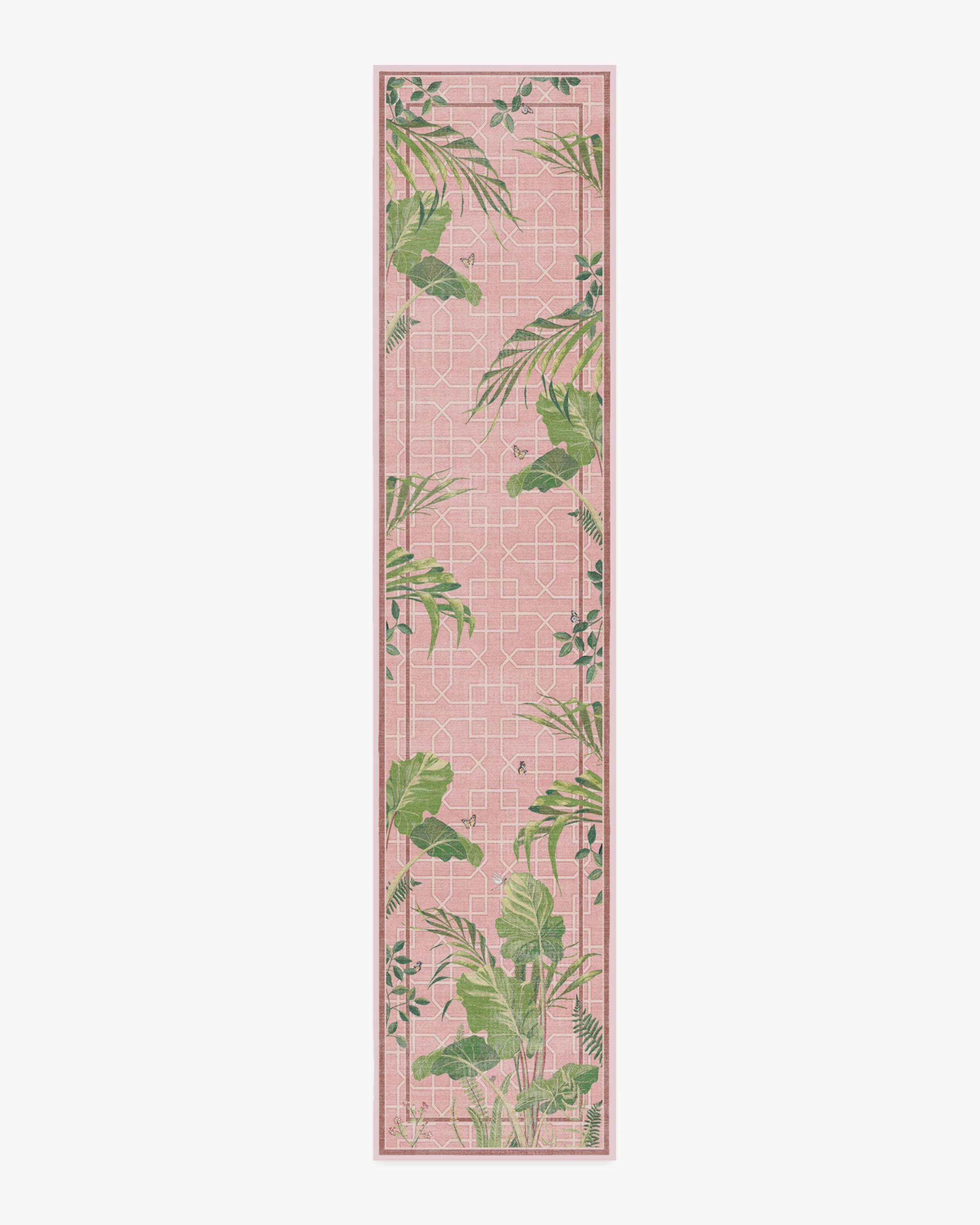 Palm House Rose Rug by Sanderson - Image 5