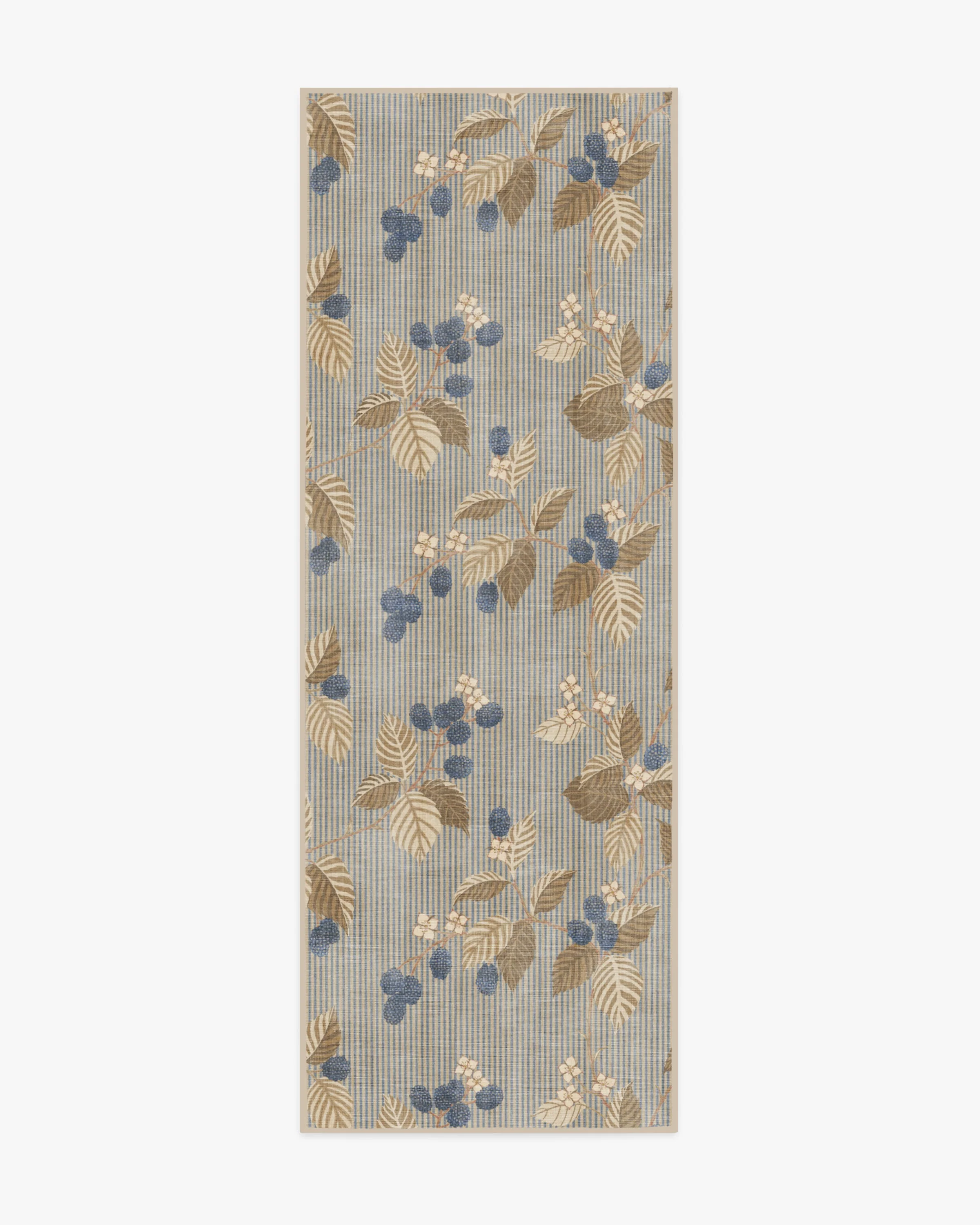 Rubus Azure & Fawn Flatwoven Rug by Sanderson - Image 10