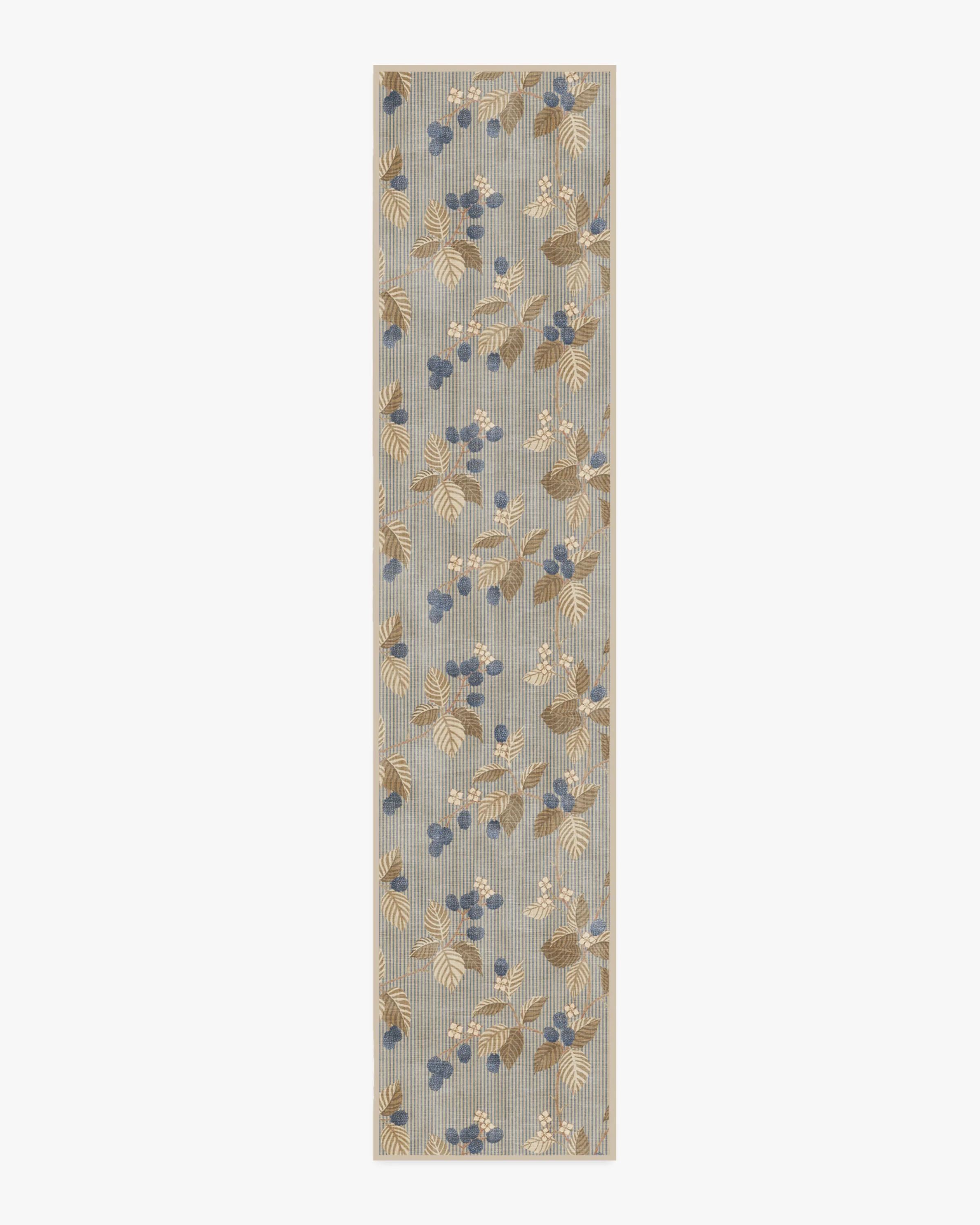 Rubus Azure & Fawn Flatwoven Rug by Sanderson - Image 12