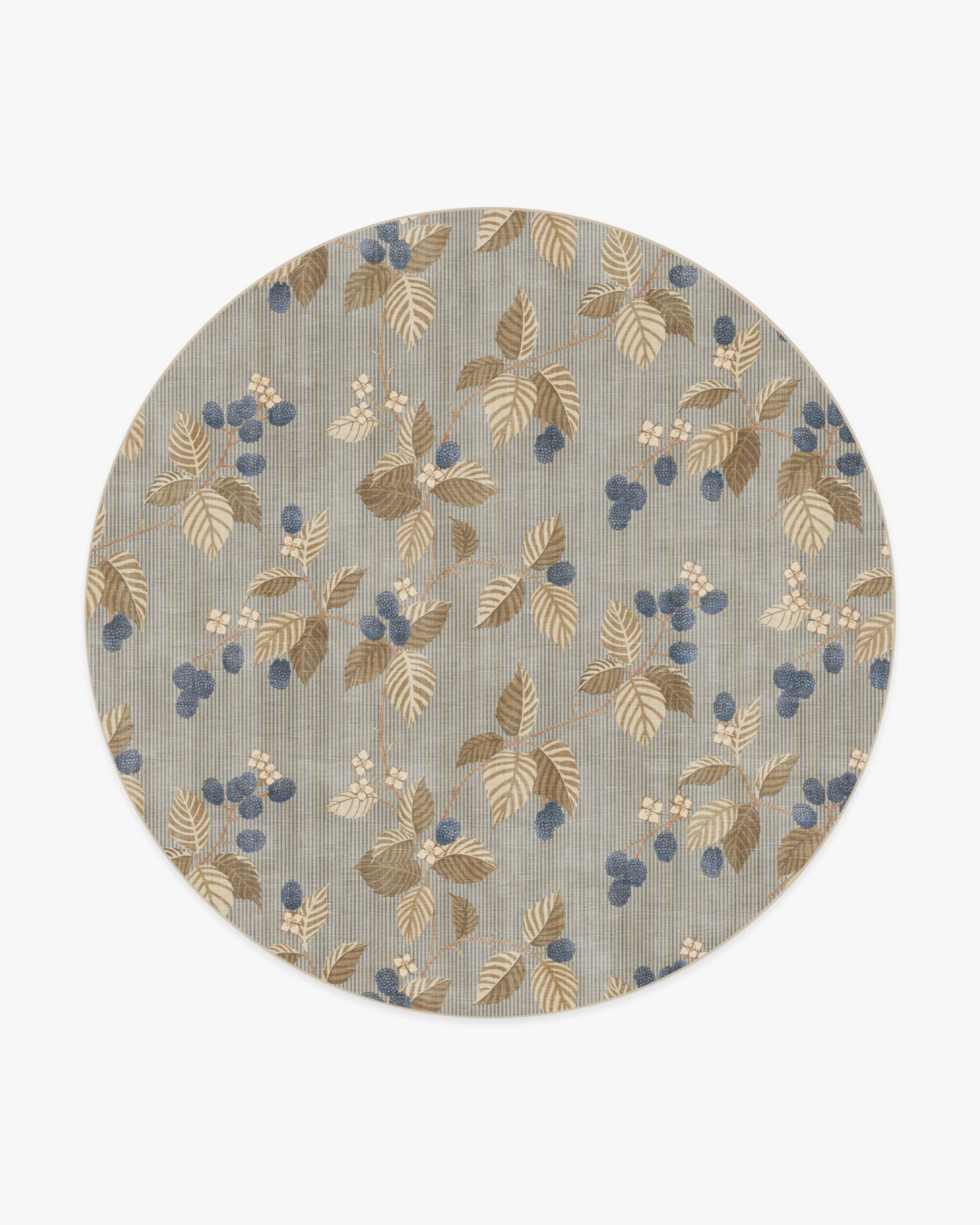 Rubus Azure & Fawn Flatwoven Rug by Sanderson - Image 20