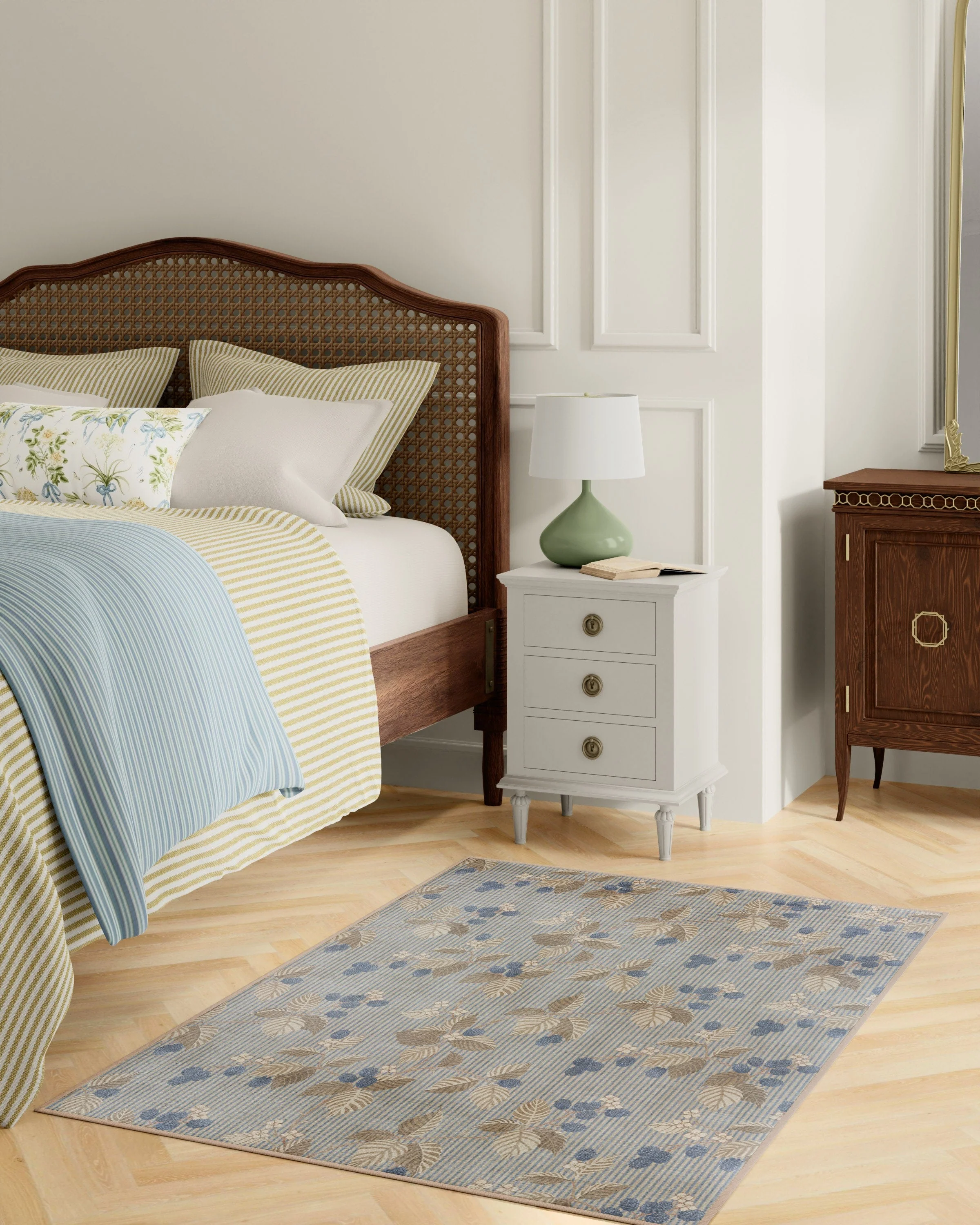 Rubus Azure & Fawn Rug by Sanderson - Image 19
