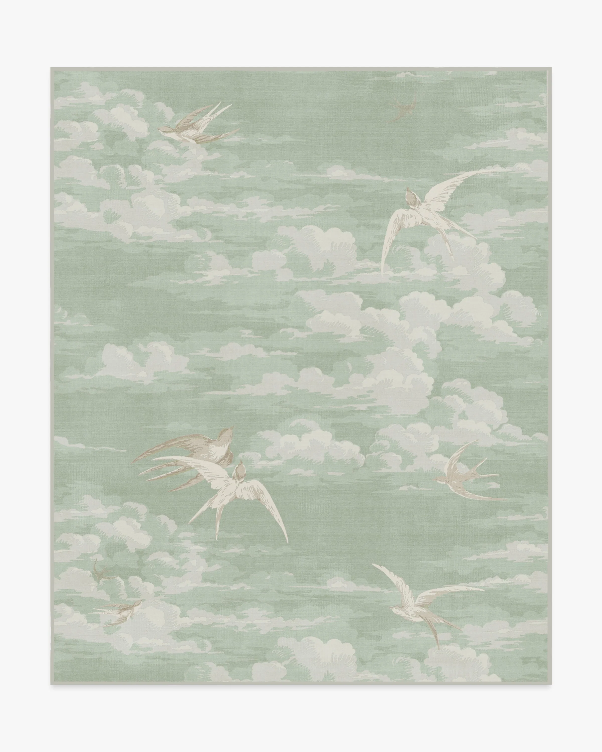 Silvi Clouds Seaspray Flatwoven Rug by Sanderson - Image 16