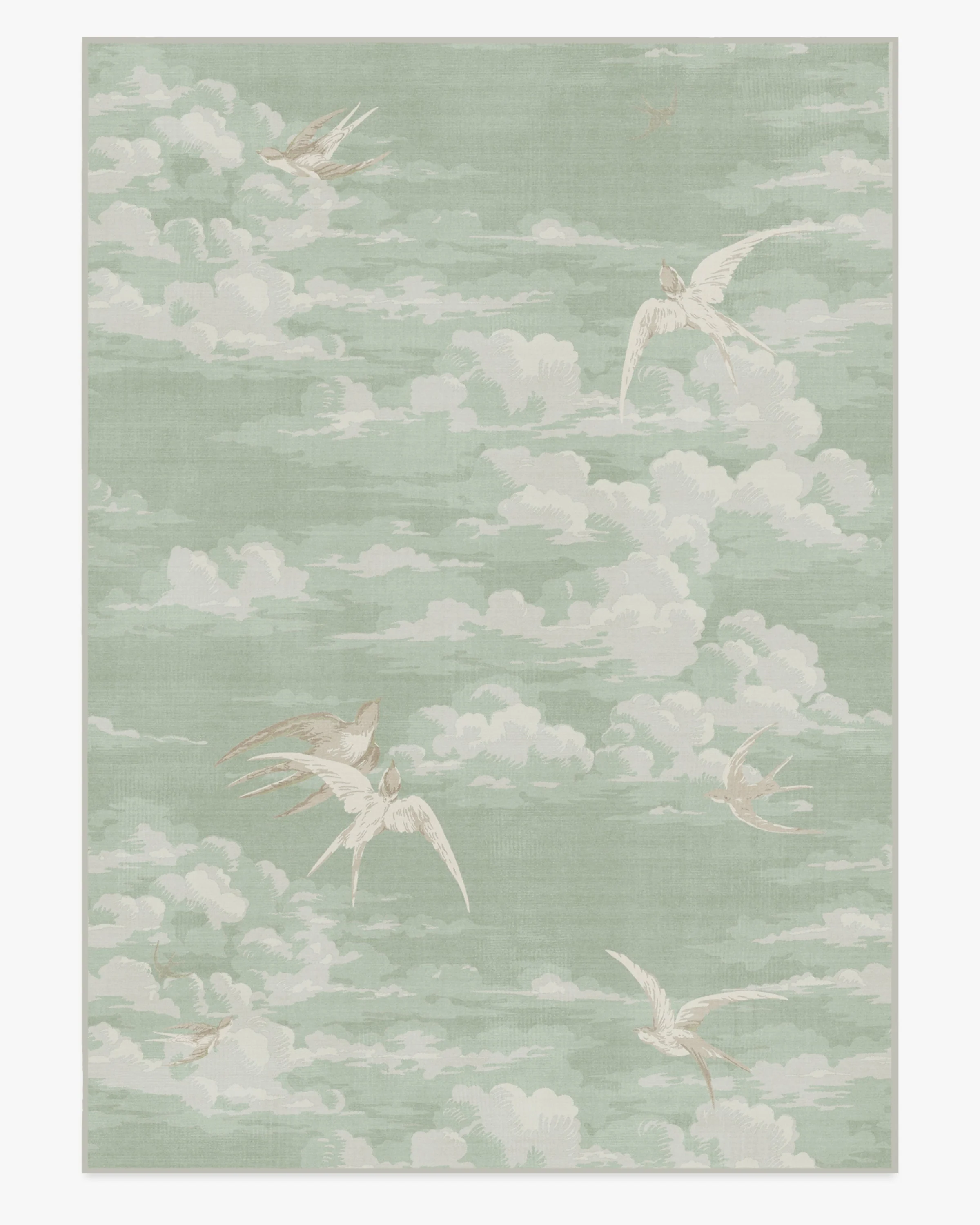 Silvi Clouds Seaspray Rug by Sanderson - Image 11