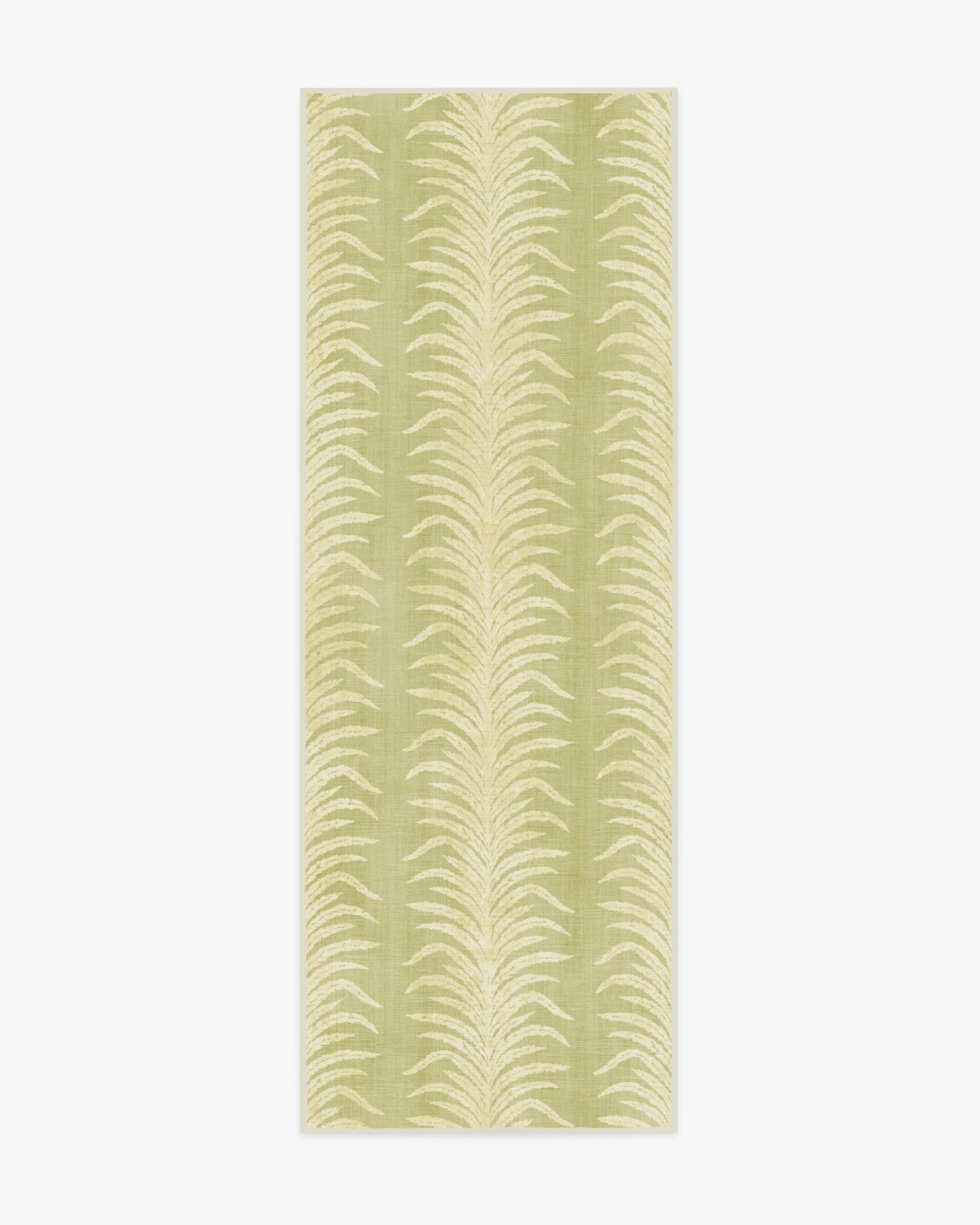 Tree Fern Matcha Green Flatwoven Rug by Sanderson - Image 10