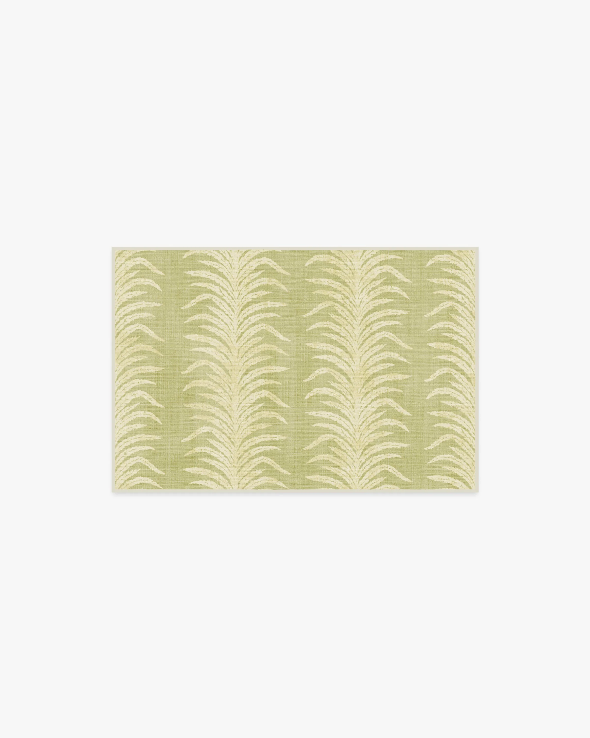 Tree Fern Matcha Green Flatwoven Rug by Sanderson - Image 9