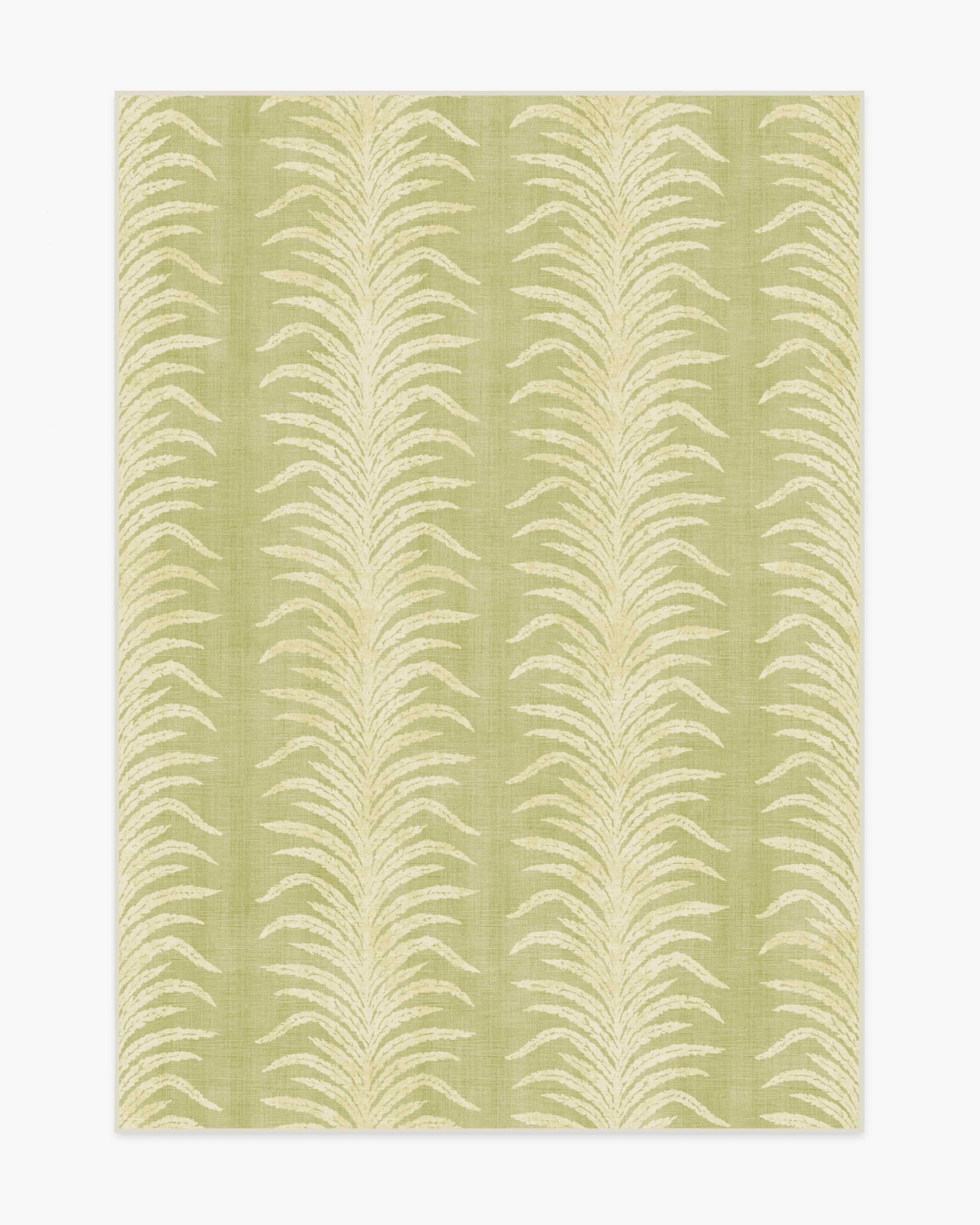 Tree Fern Matcha Green Rug by Sanderson