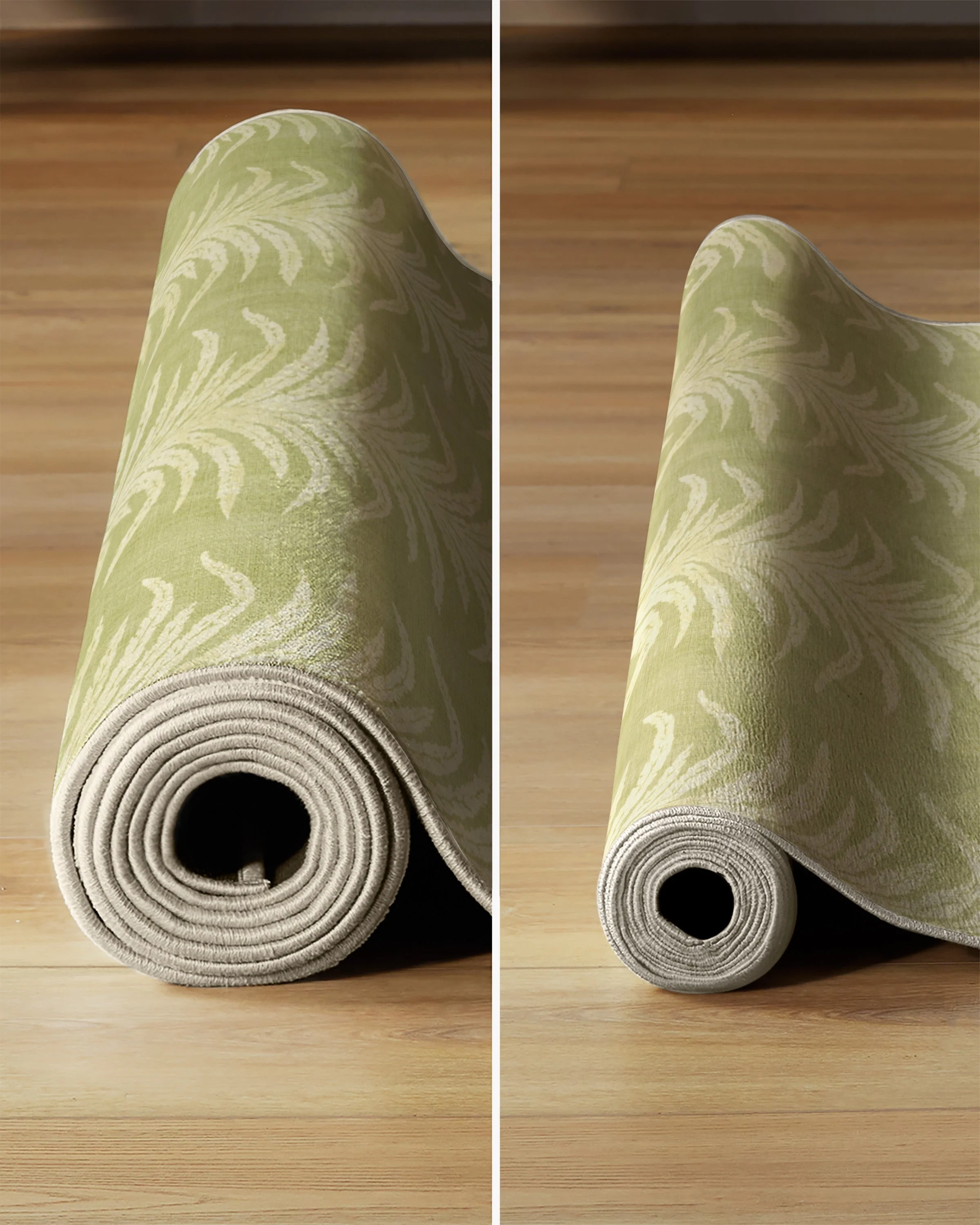 Tree Fern Matcha Green Rug by Sanderson - Image 15
