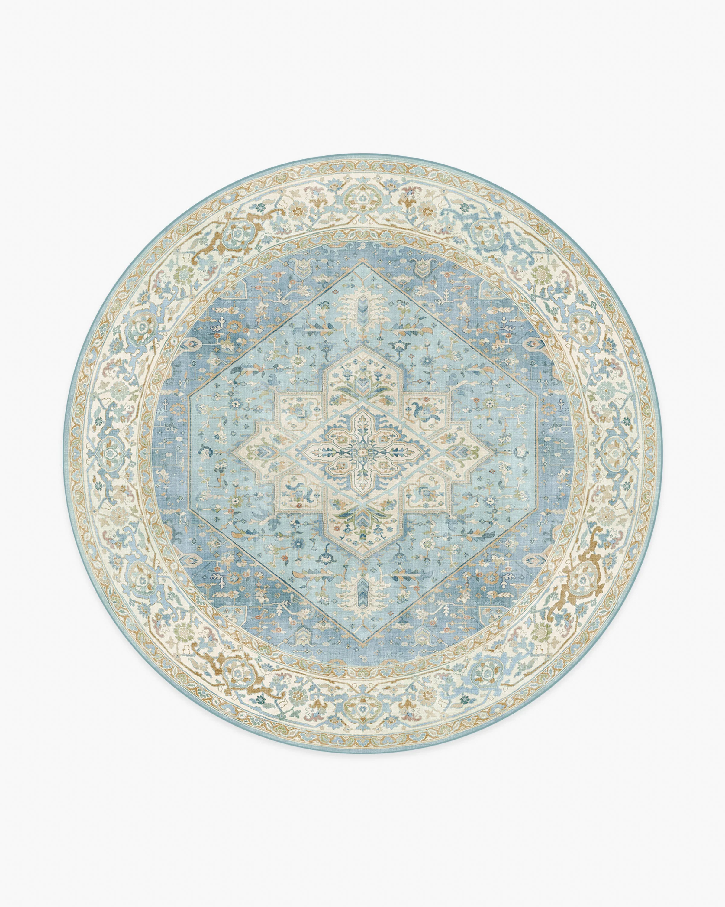 Santiago Blue & Cream Rug - Image 18