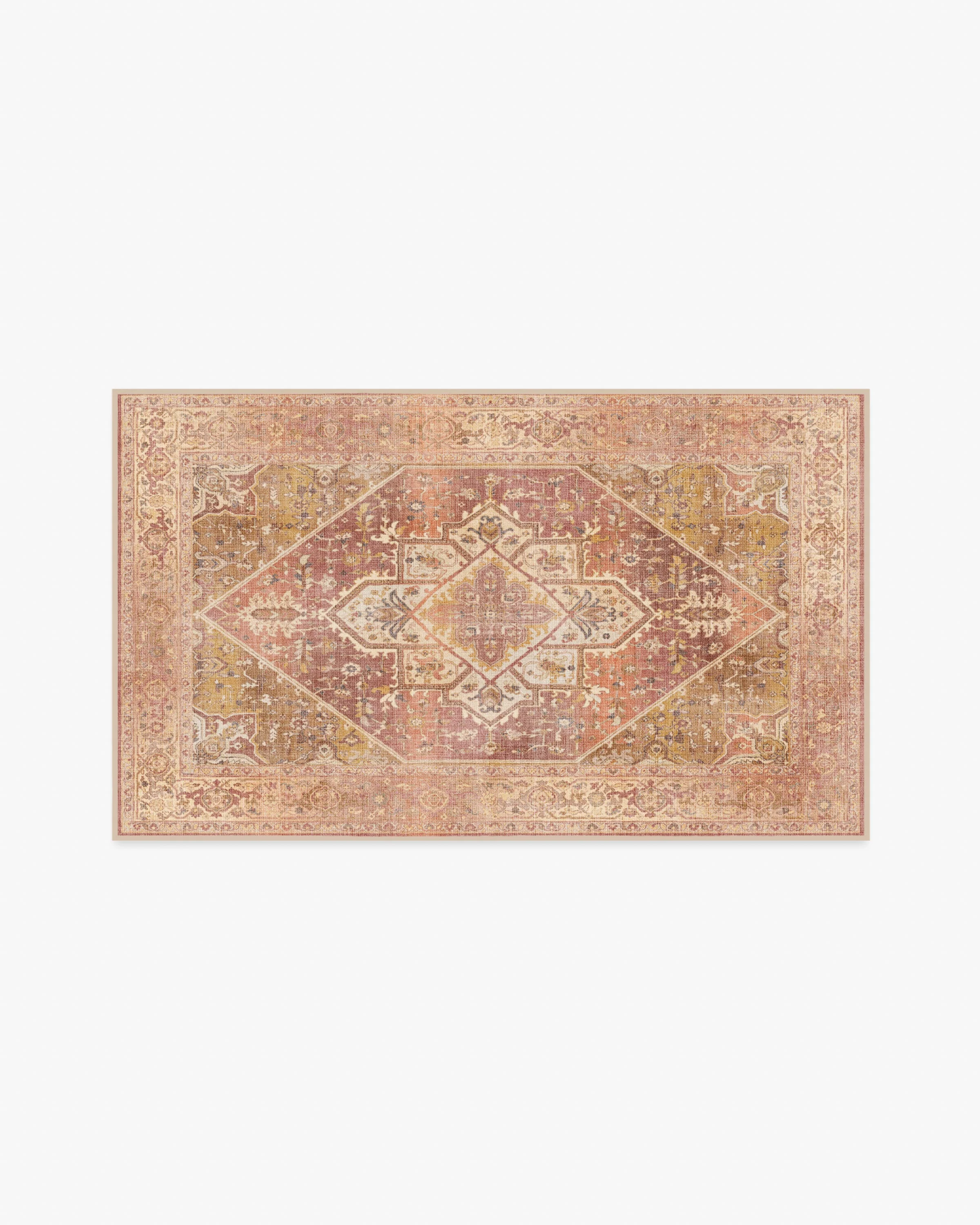 Santiago Coral & Gold Rug - Image 10