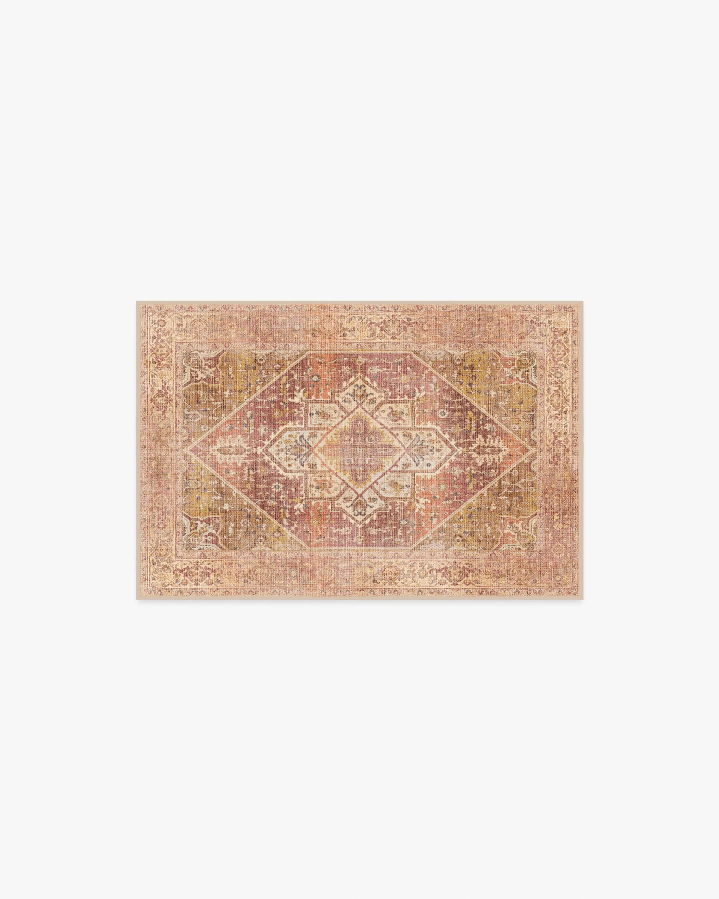 Santiago Coral & Gold Rug - Image 11