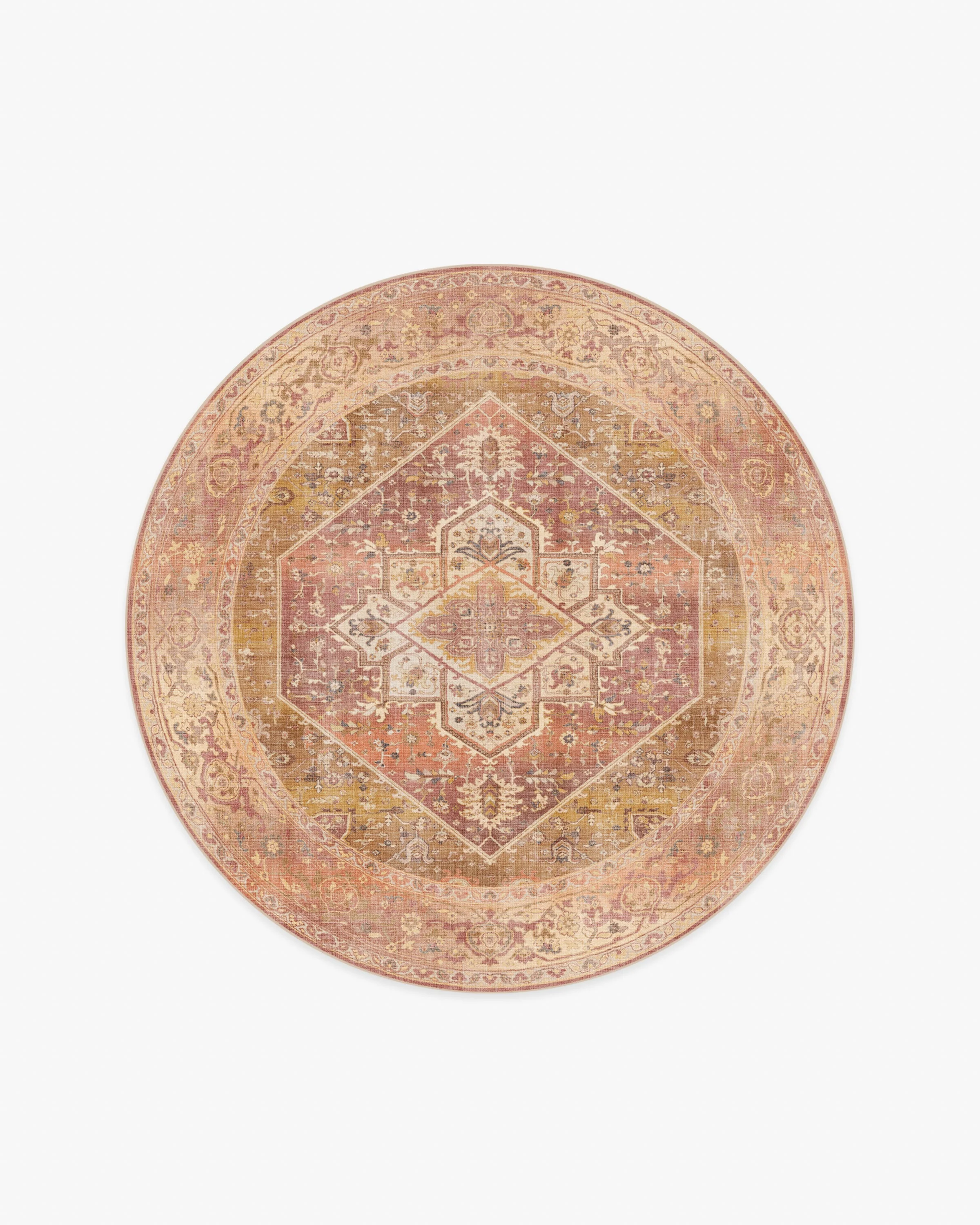 Santiago Coral & Gold Rug - Image 17