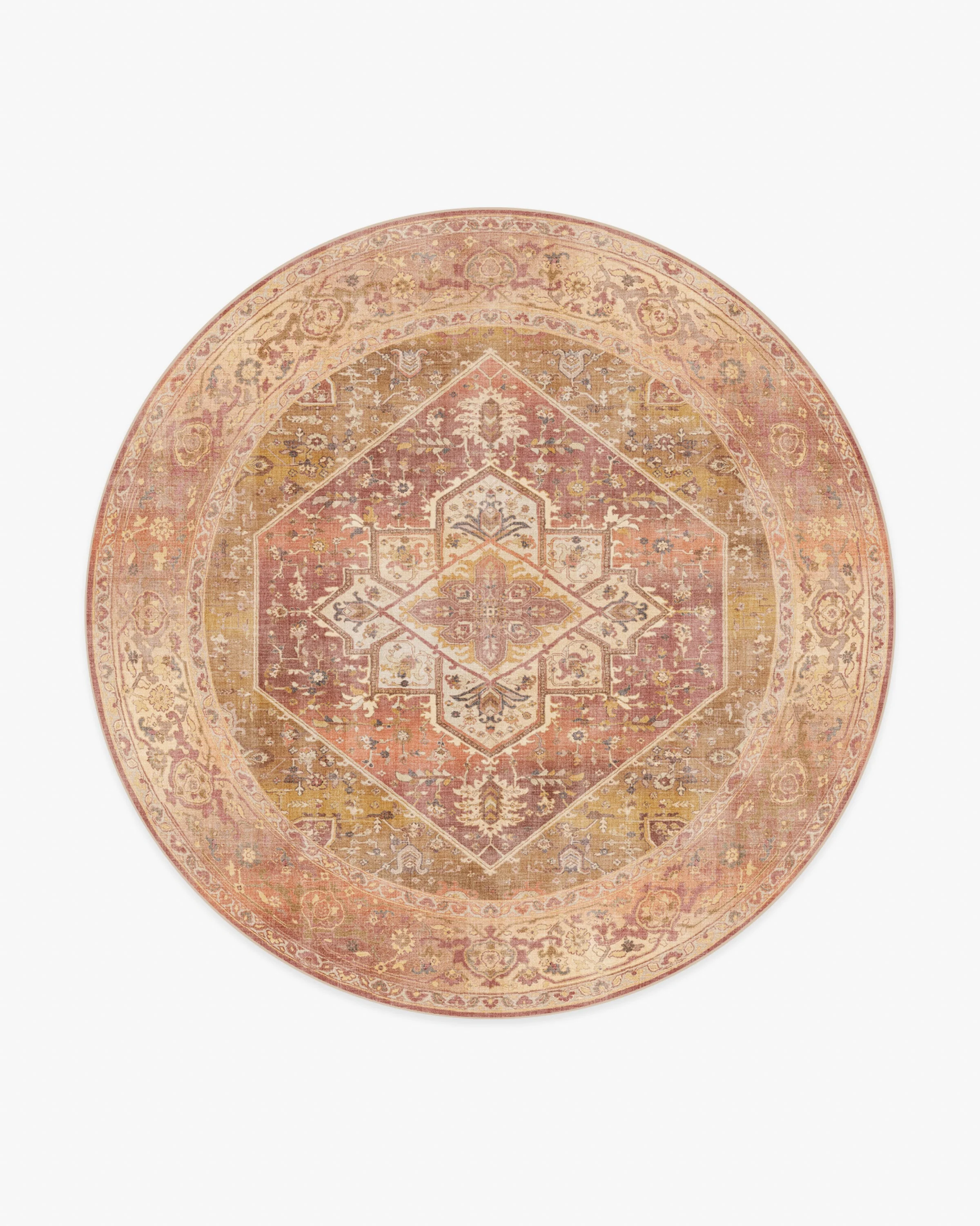 Santiago Coral & Gold Rug - Image 18