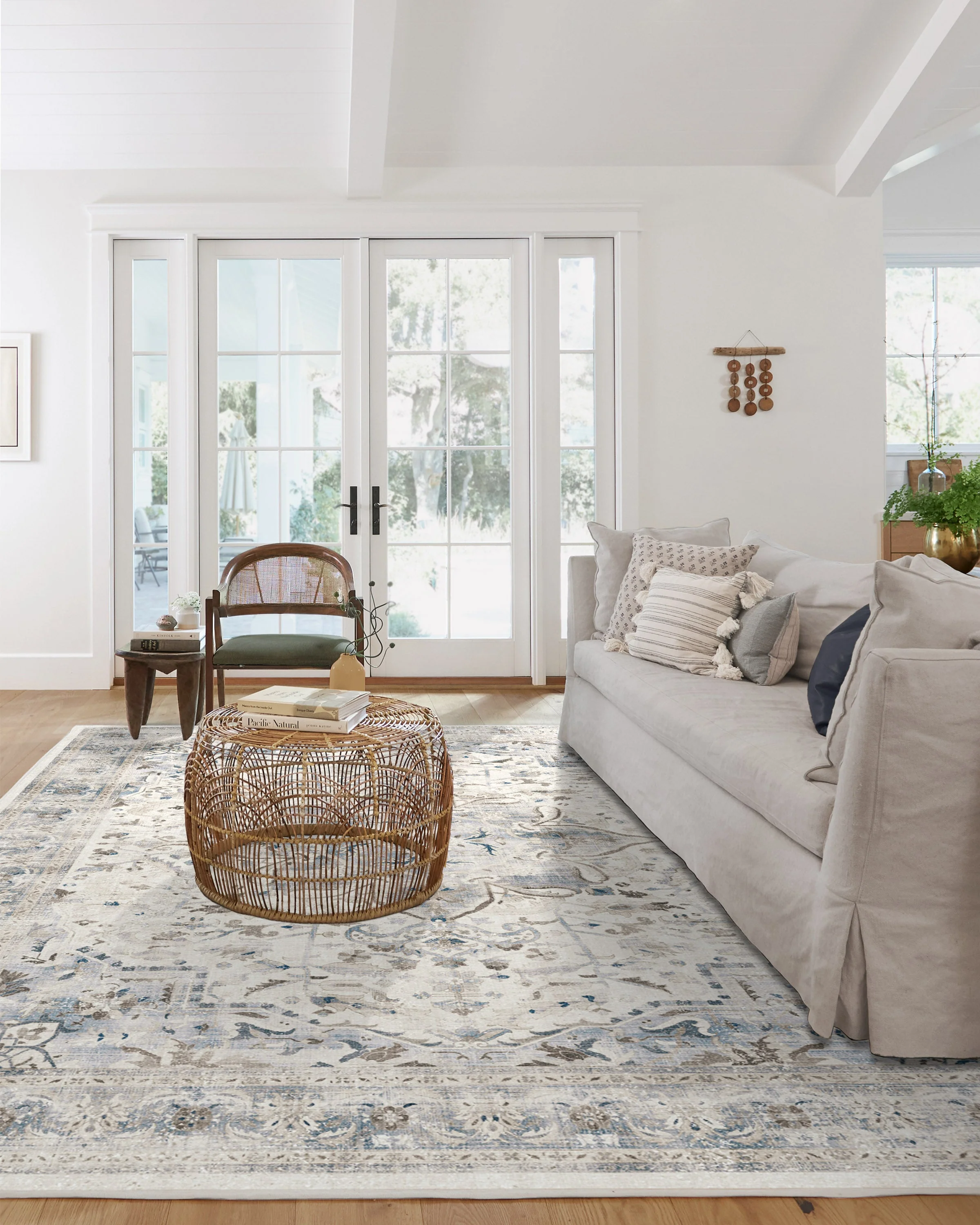 Sarrah Blue Quartz Flatwoven Rug - Image 8