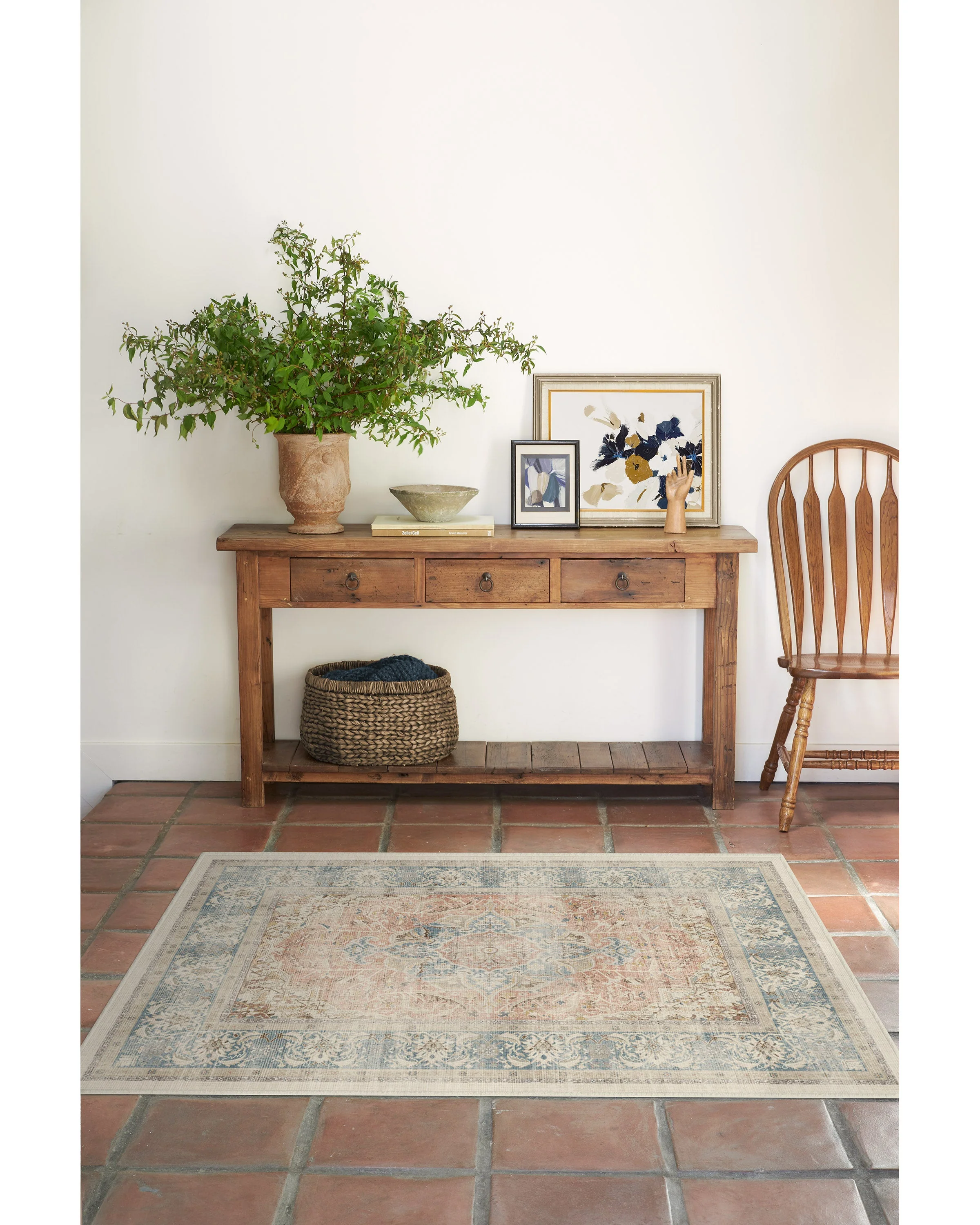 Sarrah Coral Flatwoven Rug - Image 6