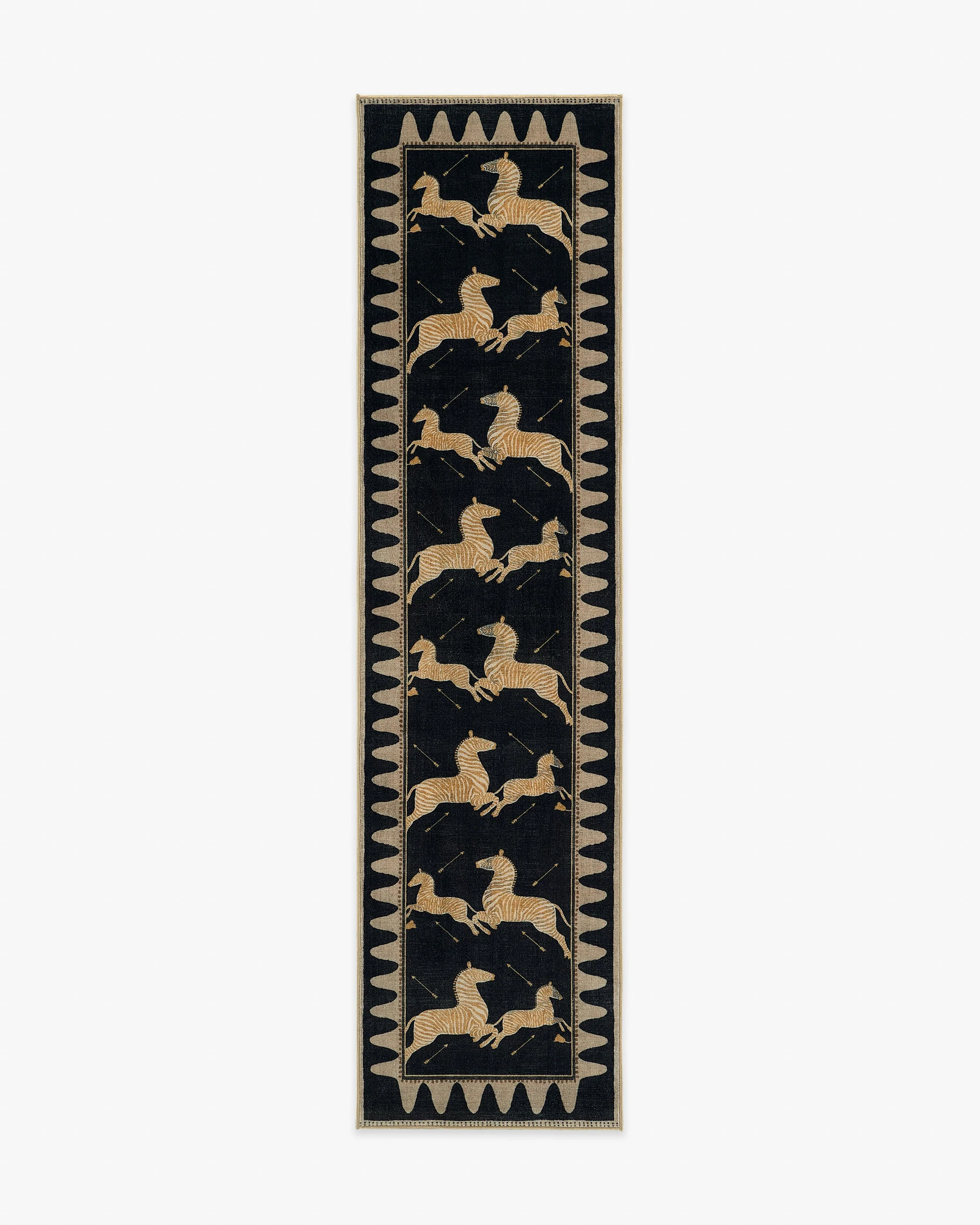 Zebras Black & Natural Rug by Scalamandré - Image 10