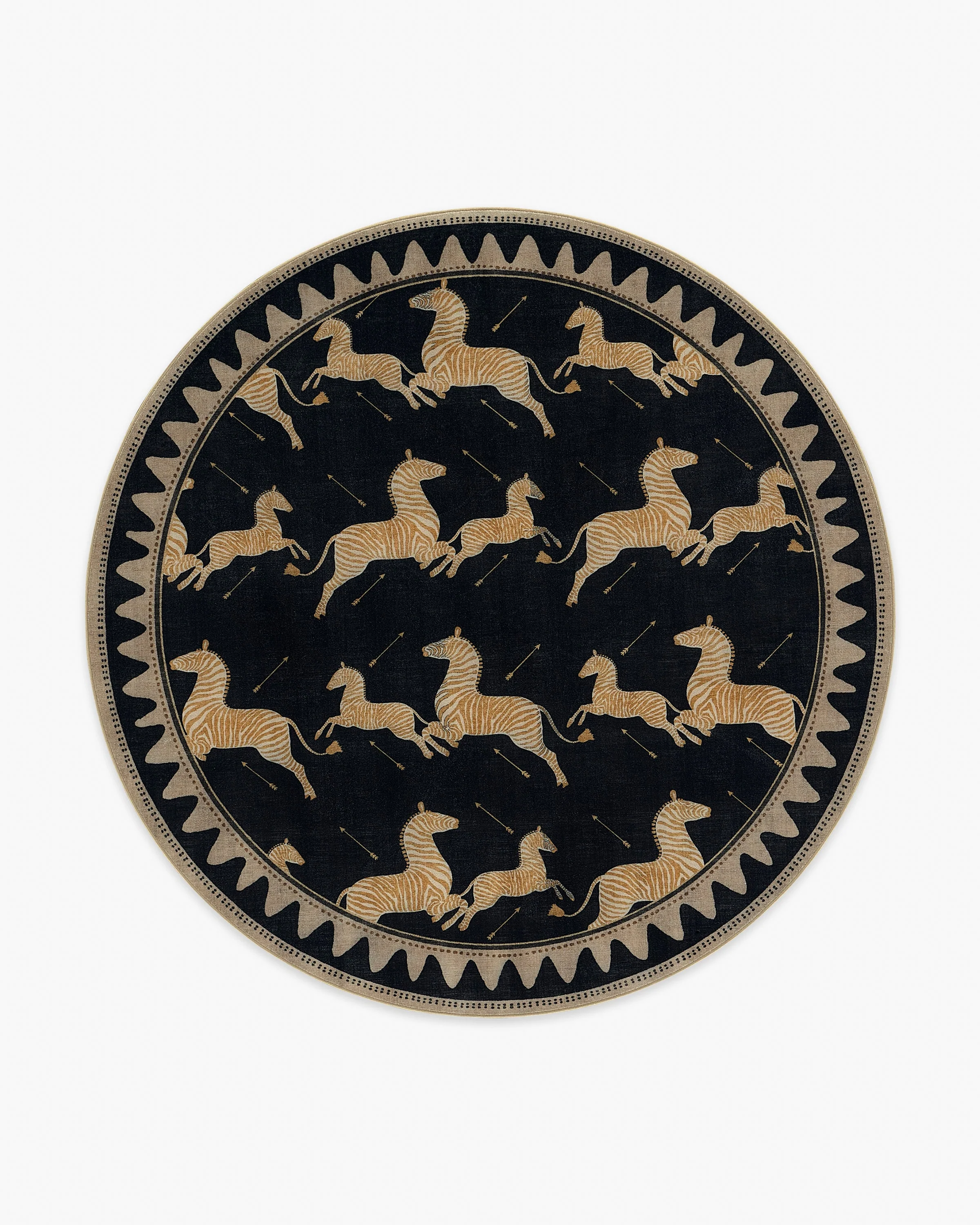 Zebras Black & Natural Rug by Scalamandré - Image 19
