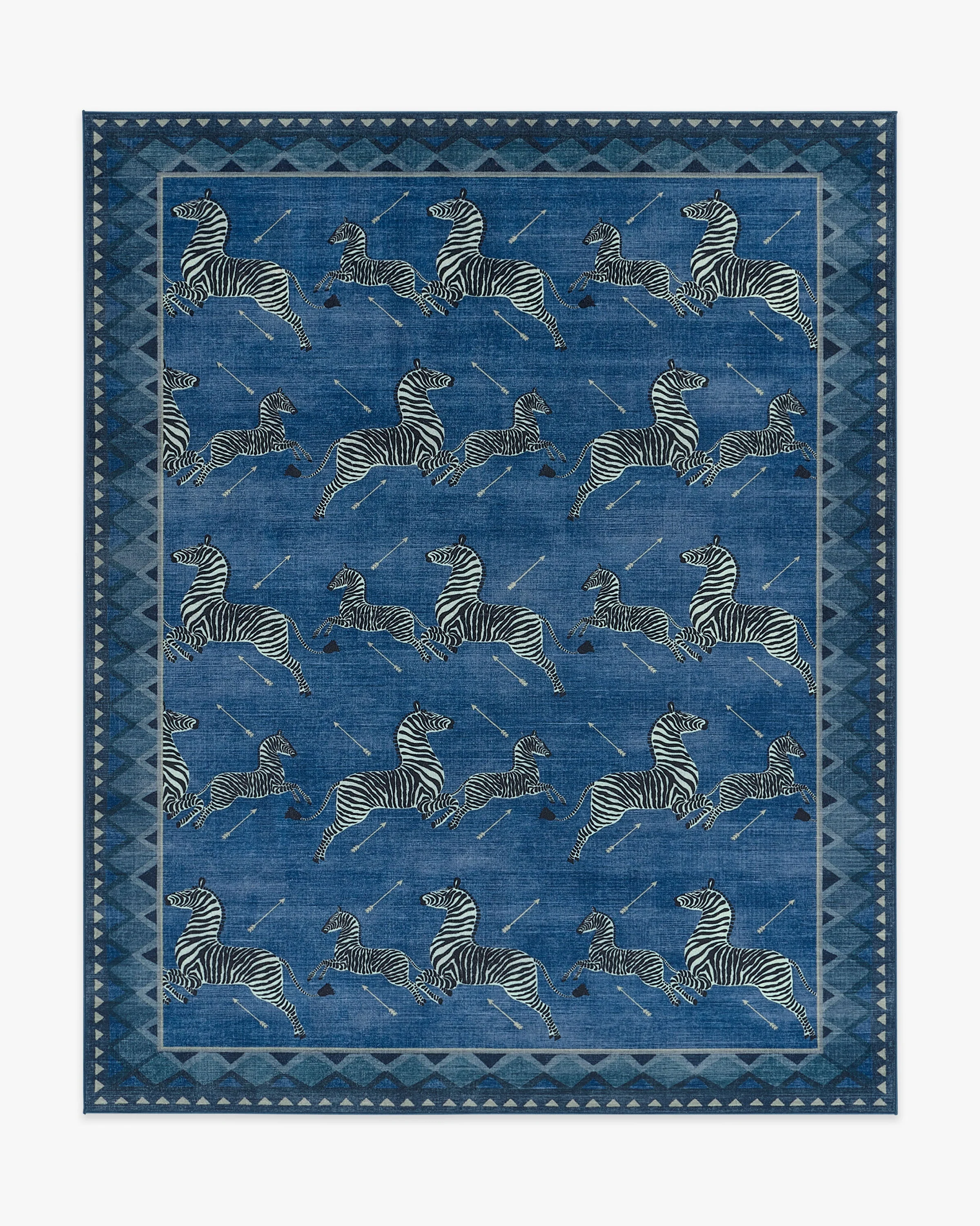 Zebras Blue Rug by Scalamandré - Image 15