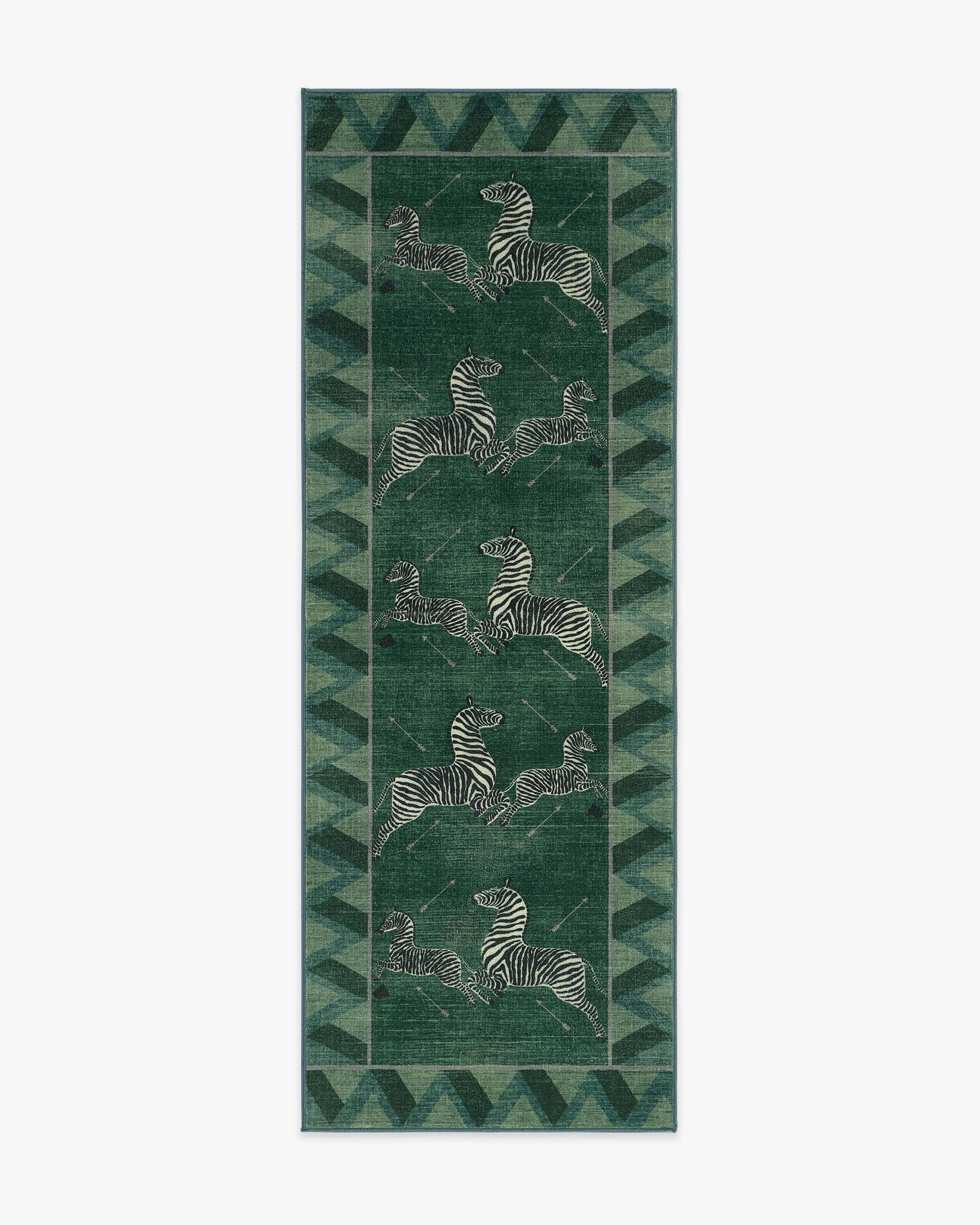 Zebras Green Rug by Scalamandré - Image 9