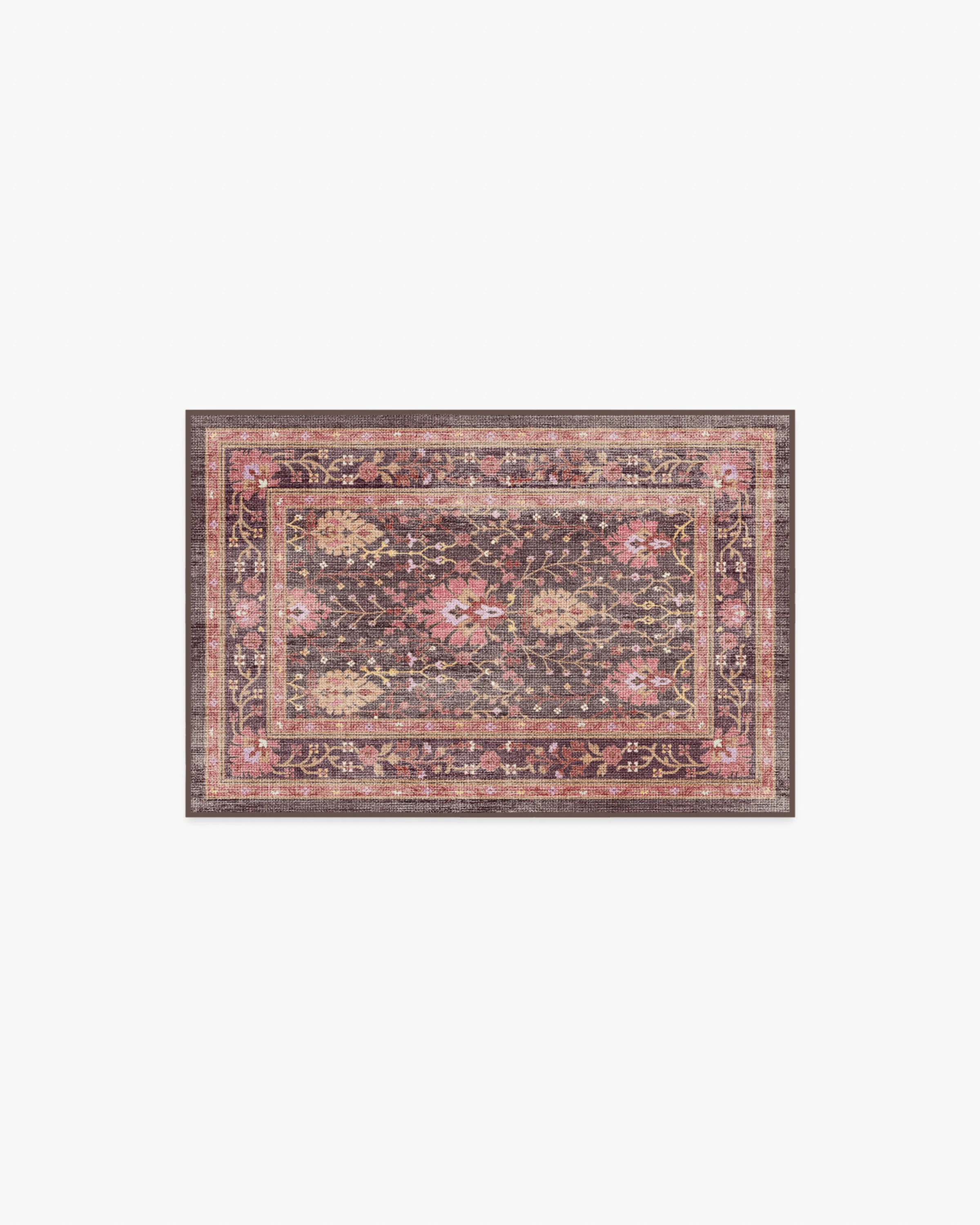 Serafina Coral & Burgundy Flatwoven Rug - Image 7