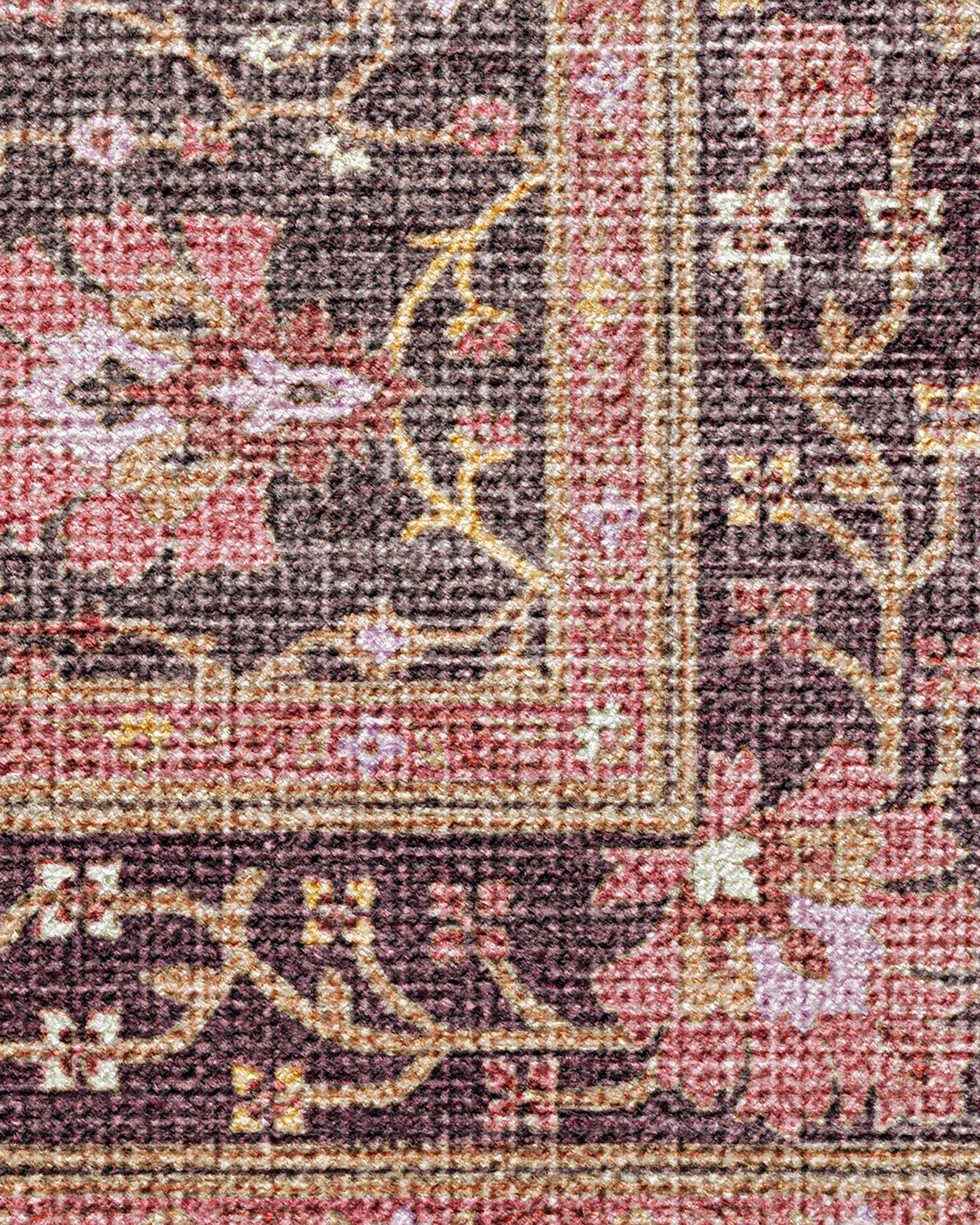 Serafina Coral & Burgundy Rug - Image 2