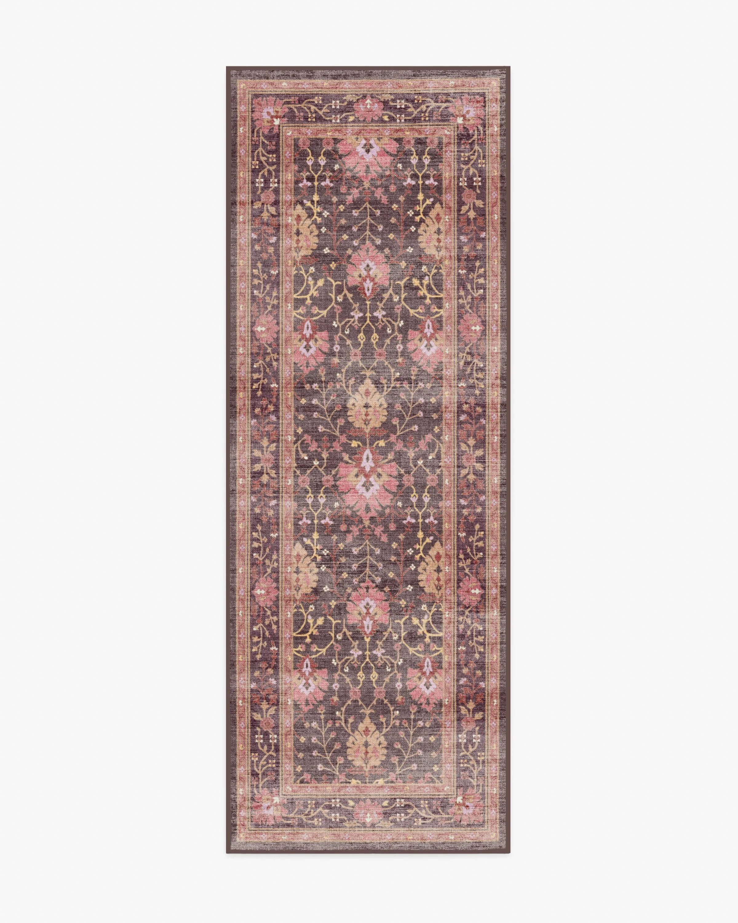 Serafina Coral & Burgundy Rug - Image 4