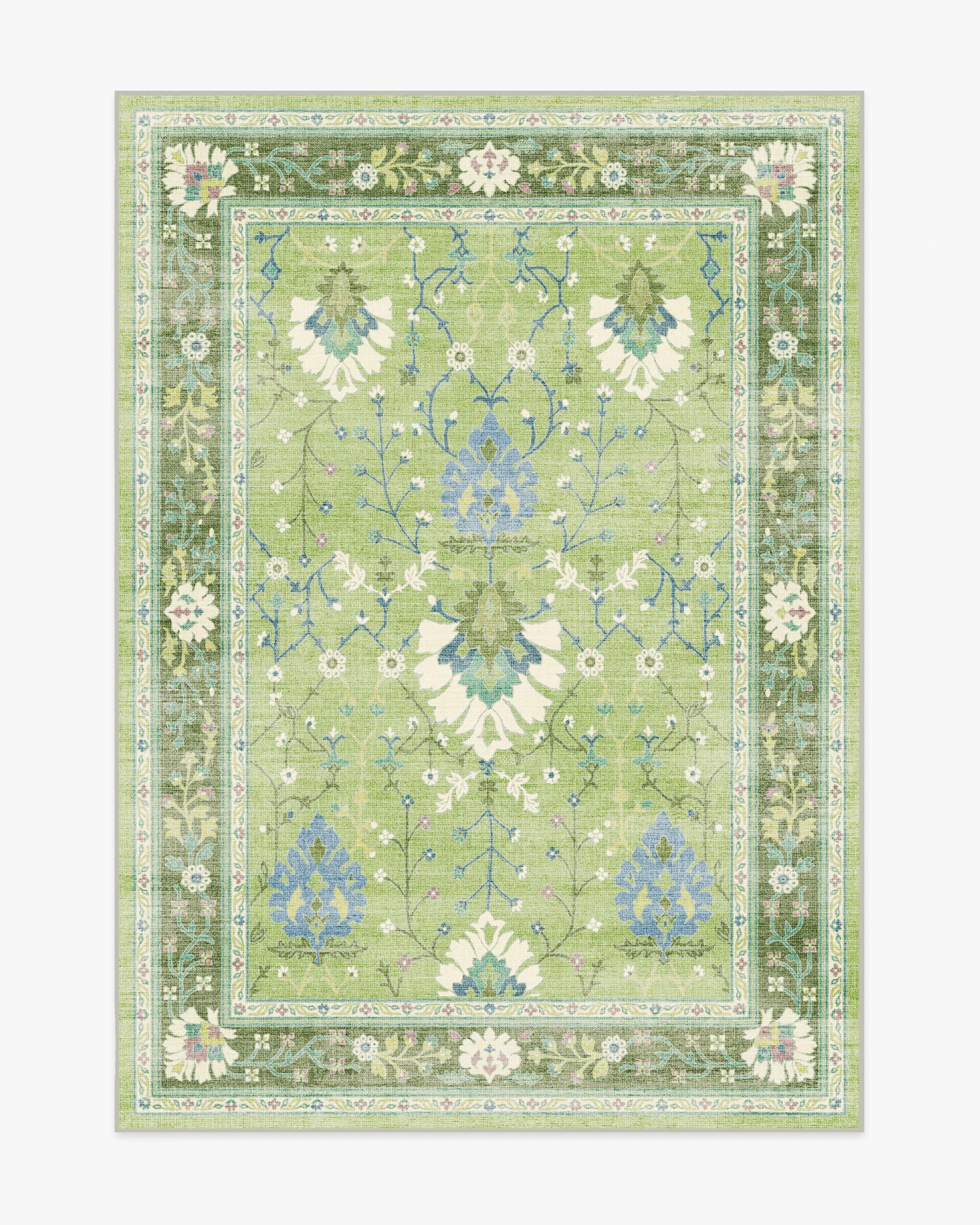 Serafina Green Flatwoven Rug