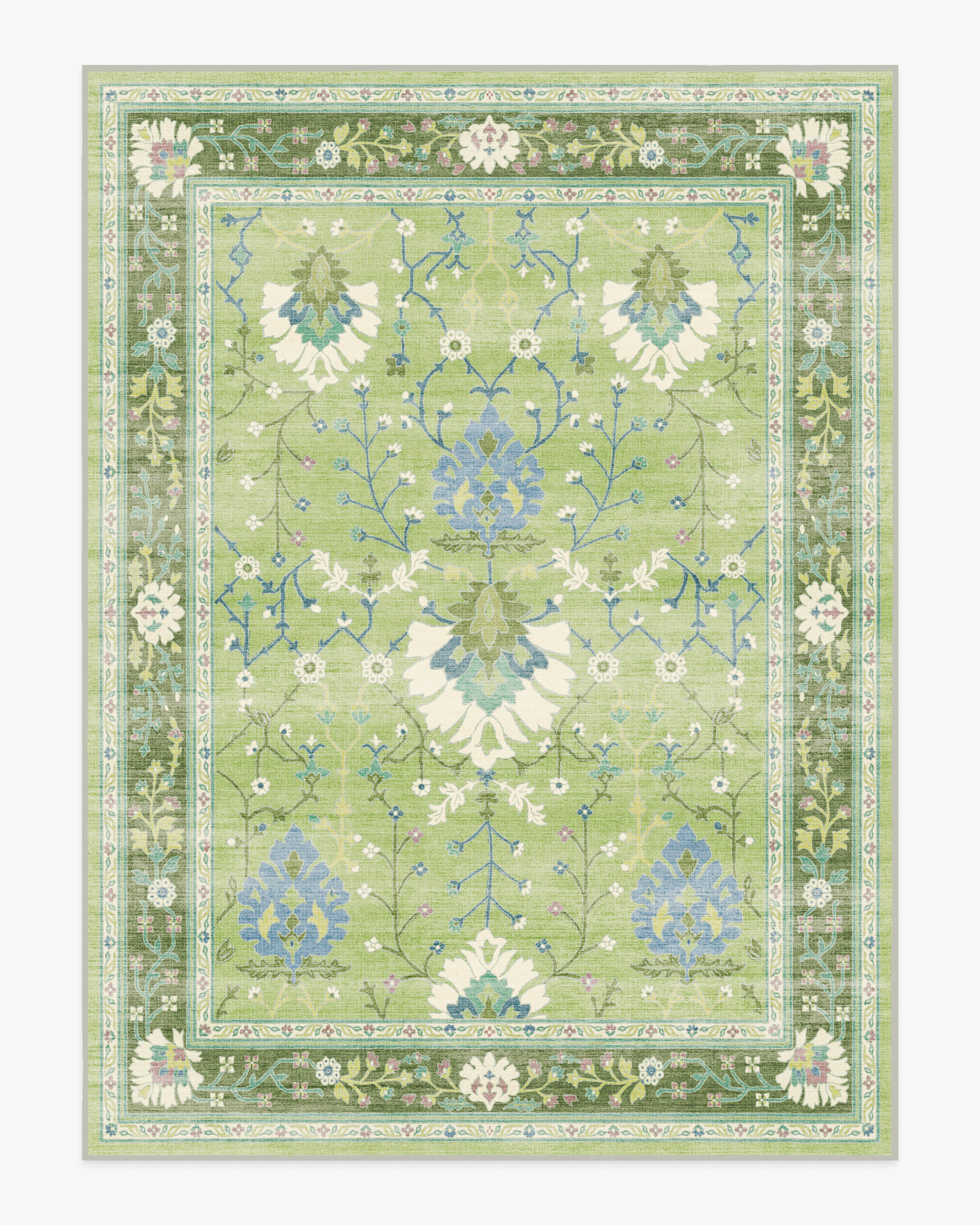 Serafina Green Flatwoven Rug - Image 12