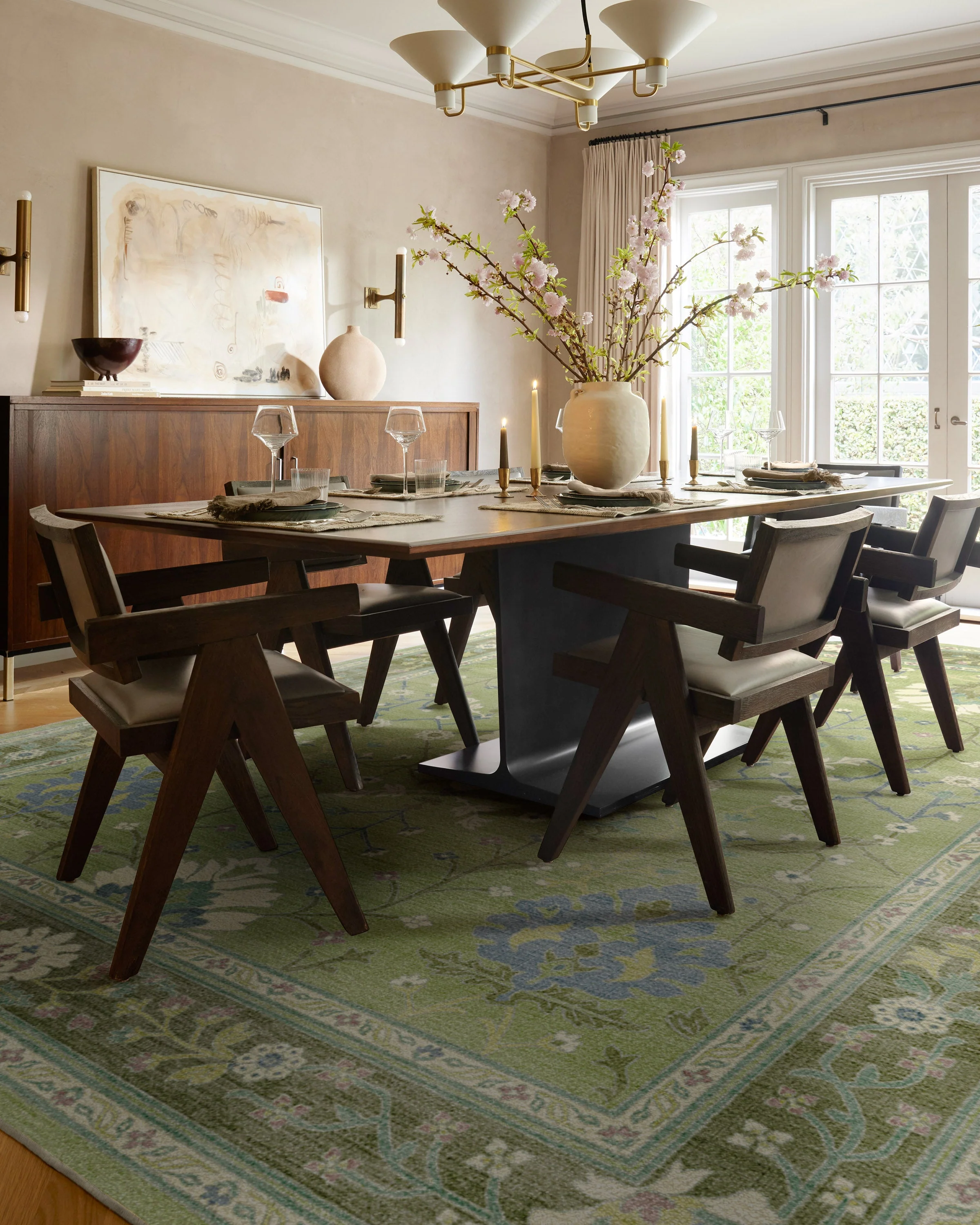 Serafina Green Flatwoven Rug - Image 6
