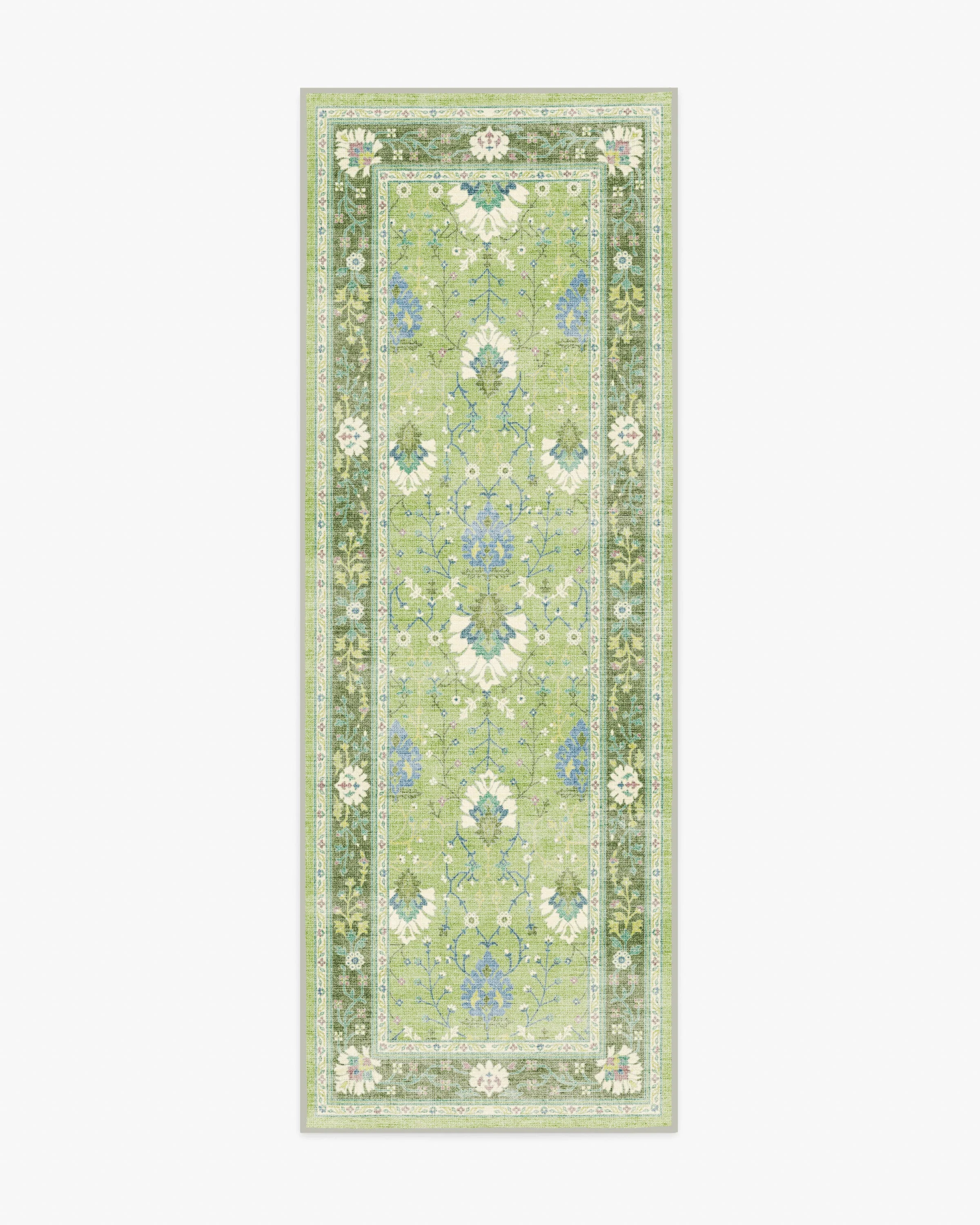 Serafina Green Flatwoven Rug - Image 8