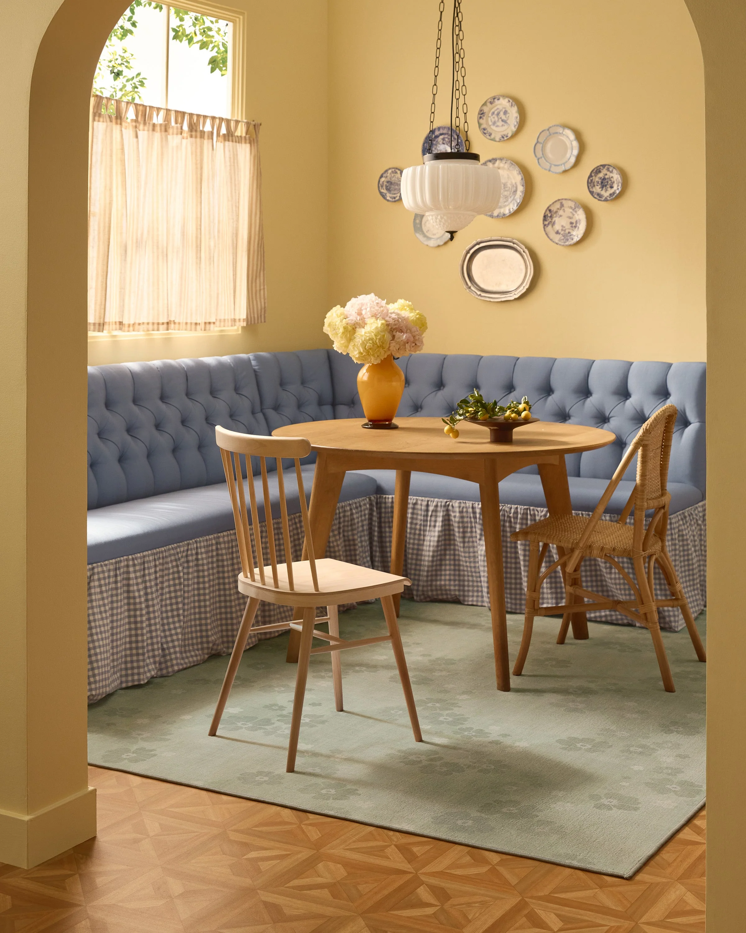 Serene Sage Green Flatwoven Rug - Image 9