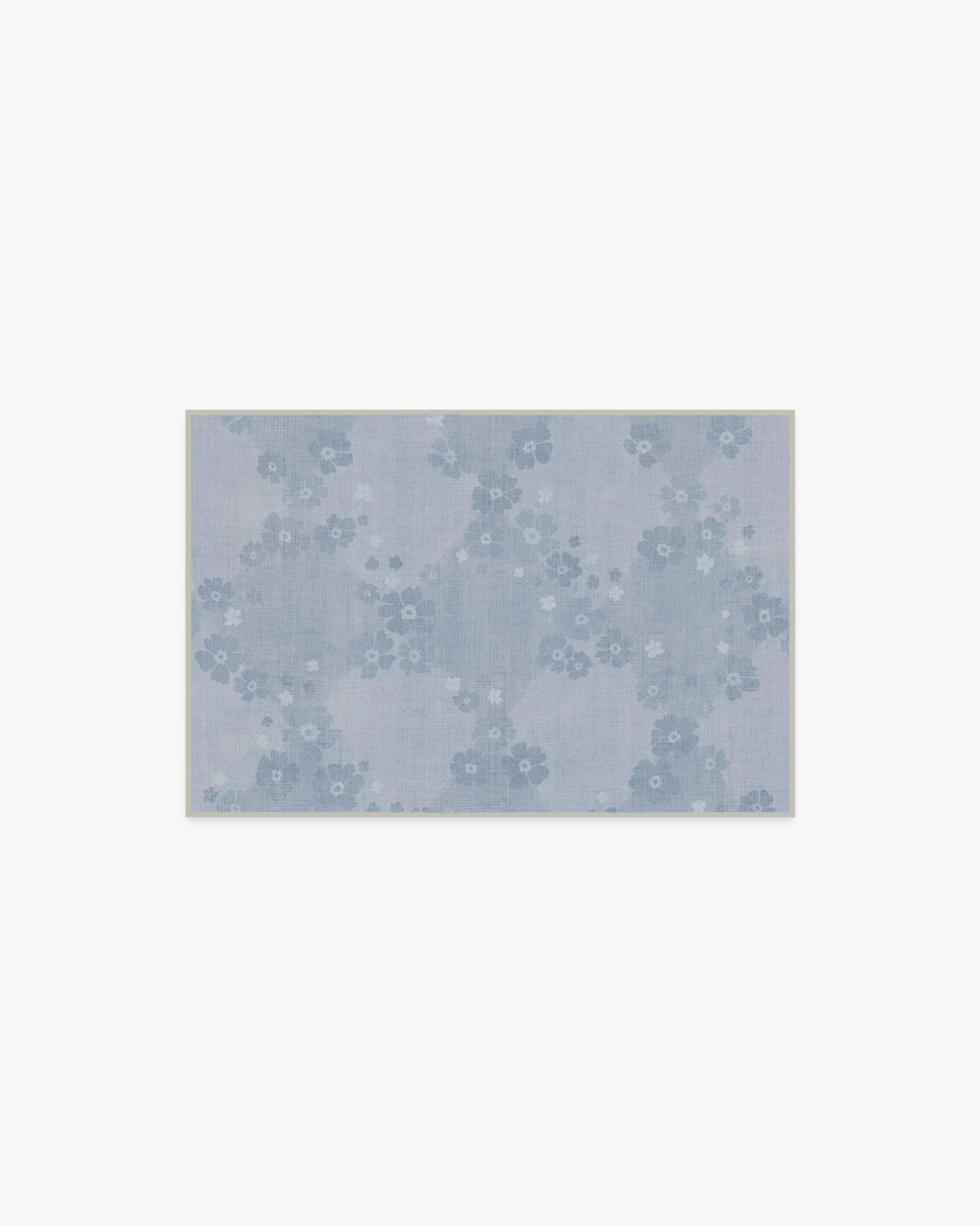Serene Slate Blue Flatwoven Rug - Image 2