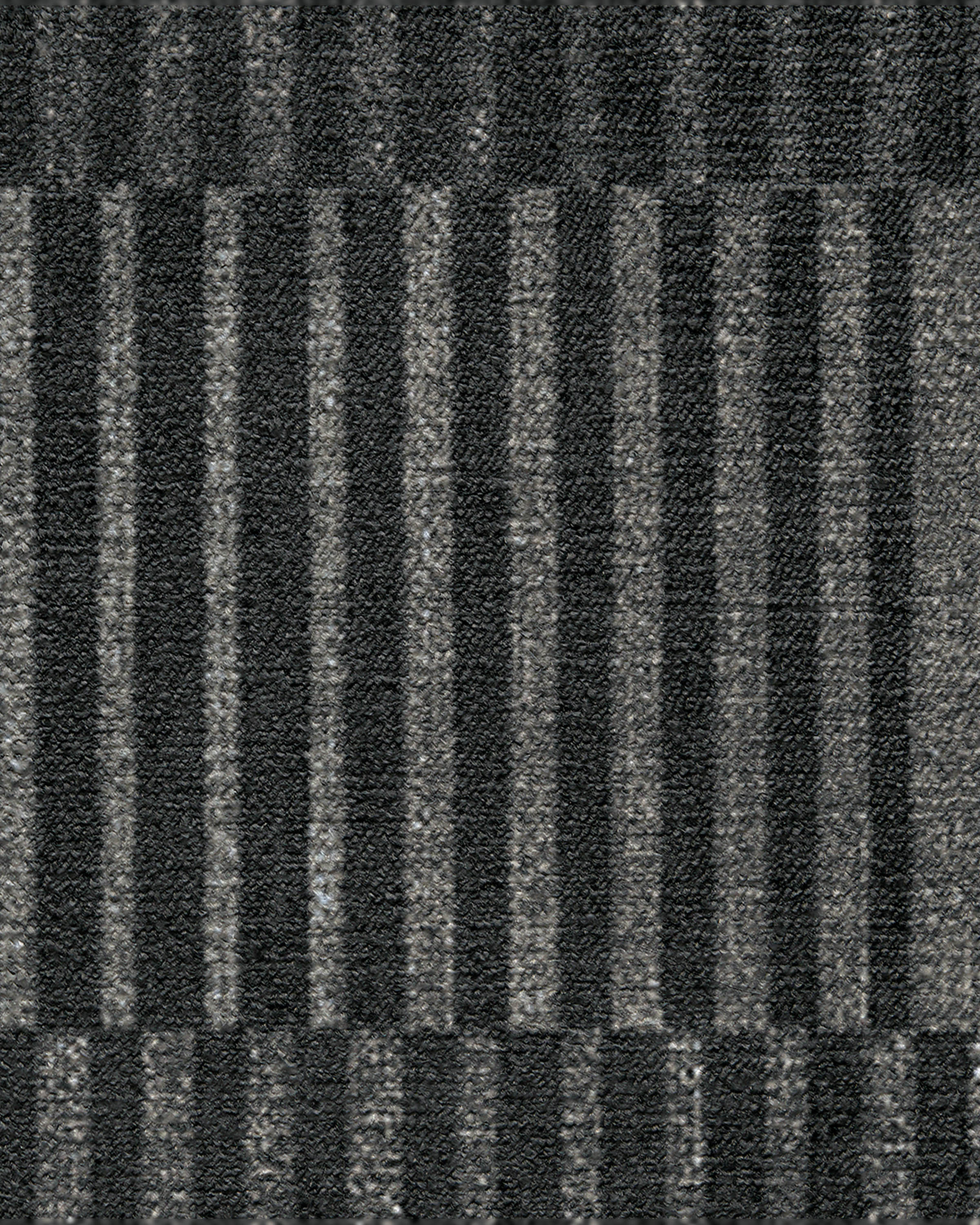 Shadow Stripe Charcoal Rug - Image 9