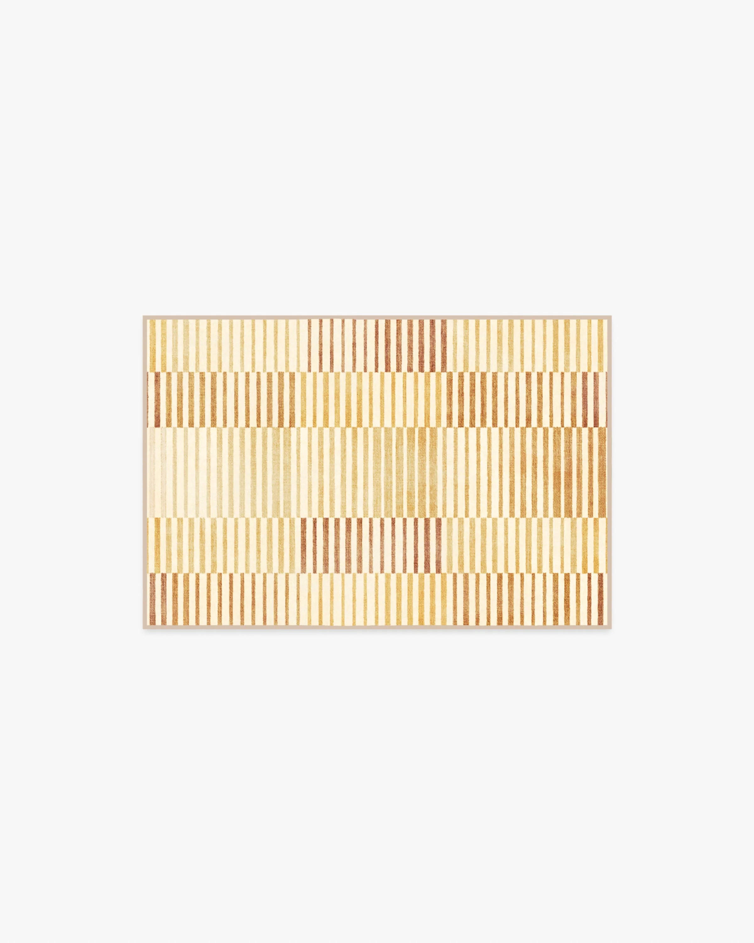 Shadow Stripe Gold Rug - Image 2