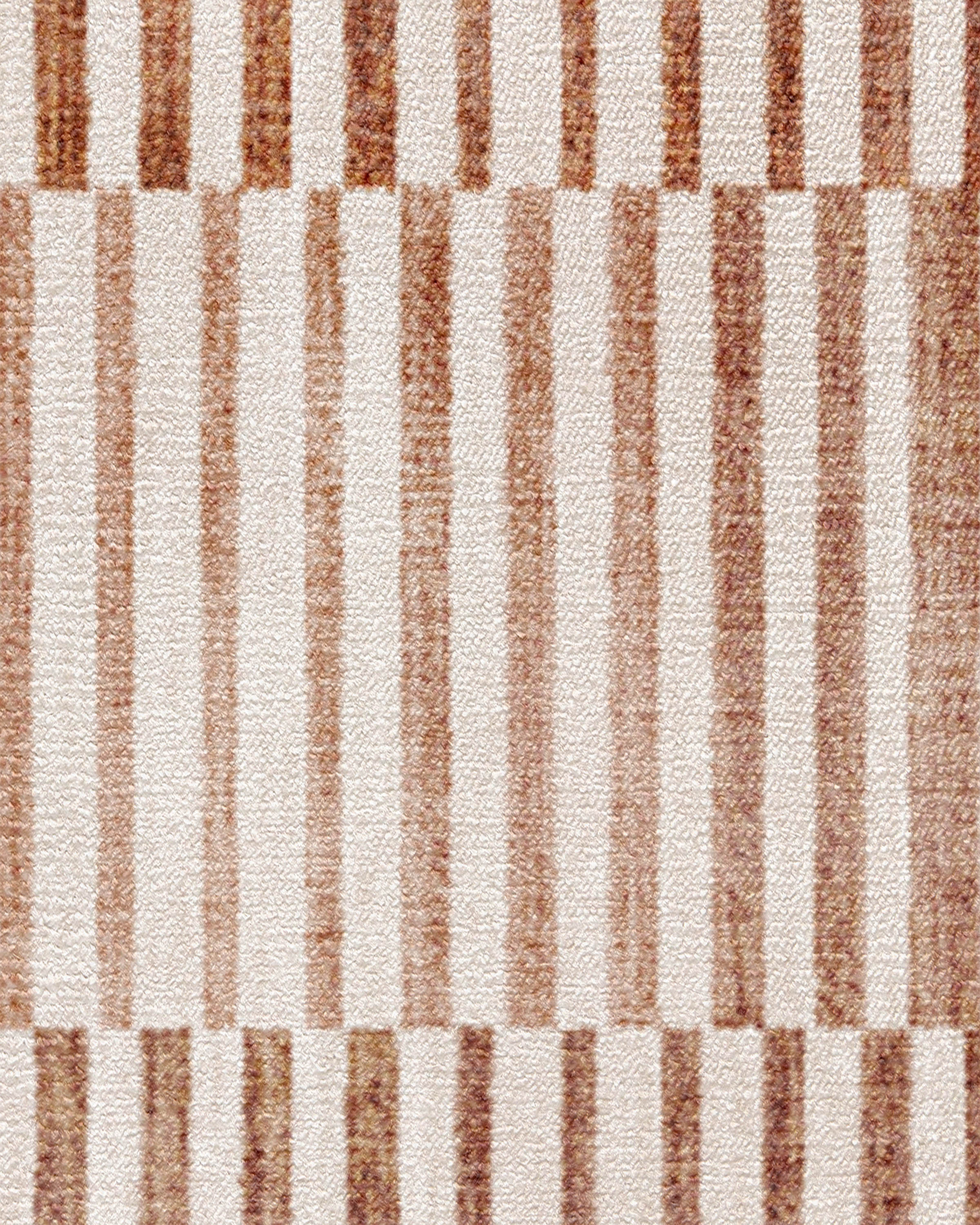 Shadow Stripe Terracotta Rug - Image 9