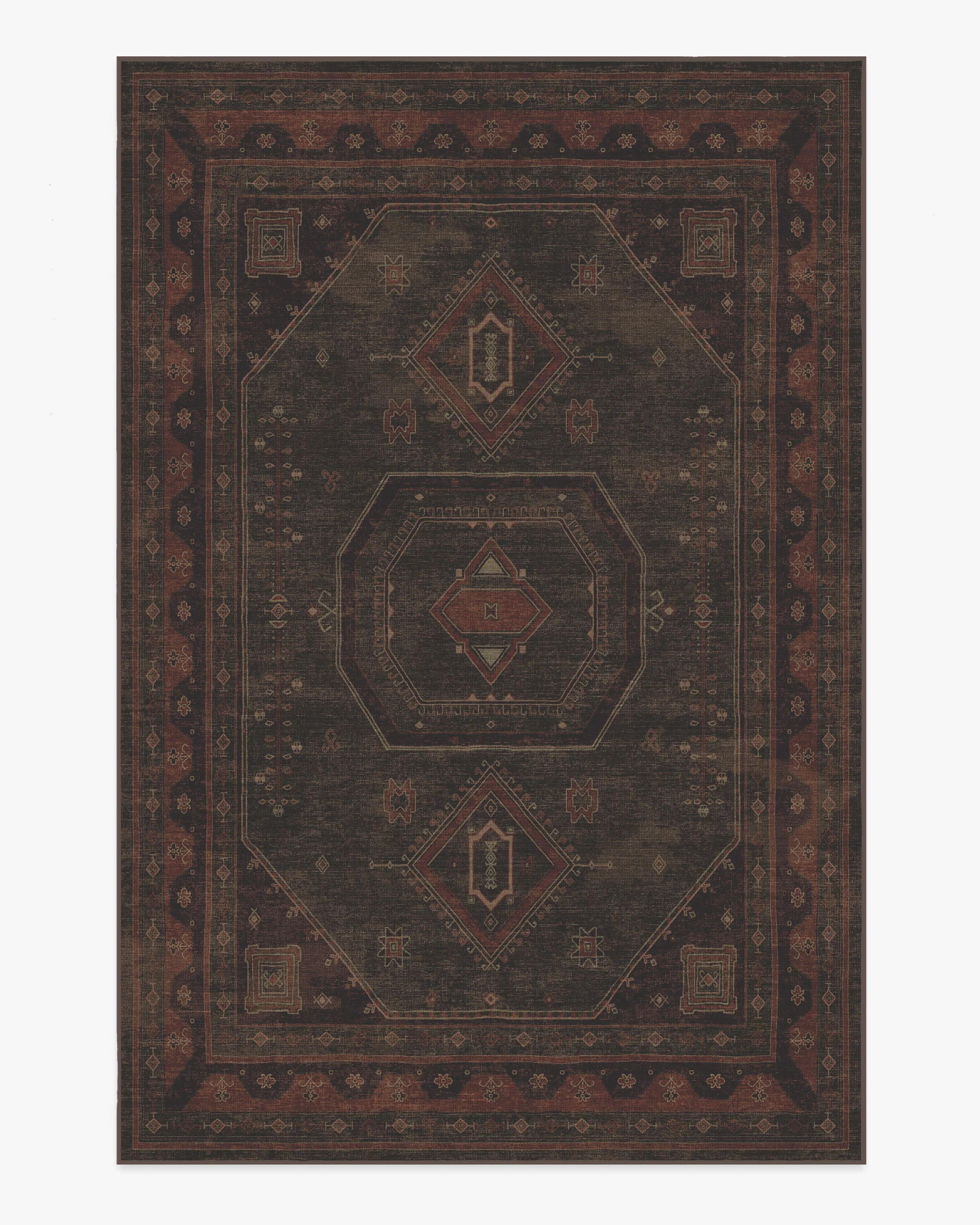 Shira Bordeaux Flatwoven Rug - Image 15