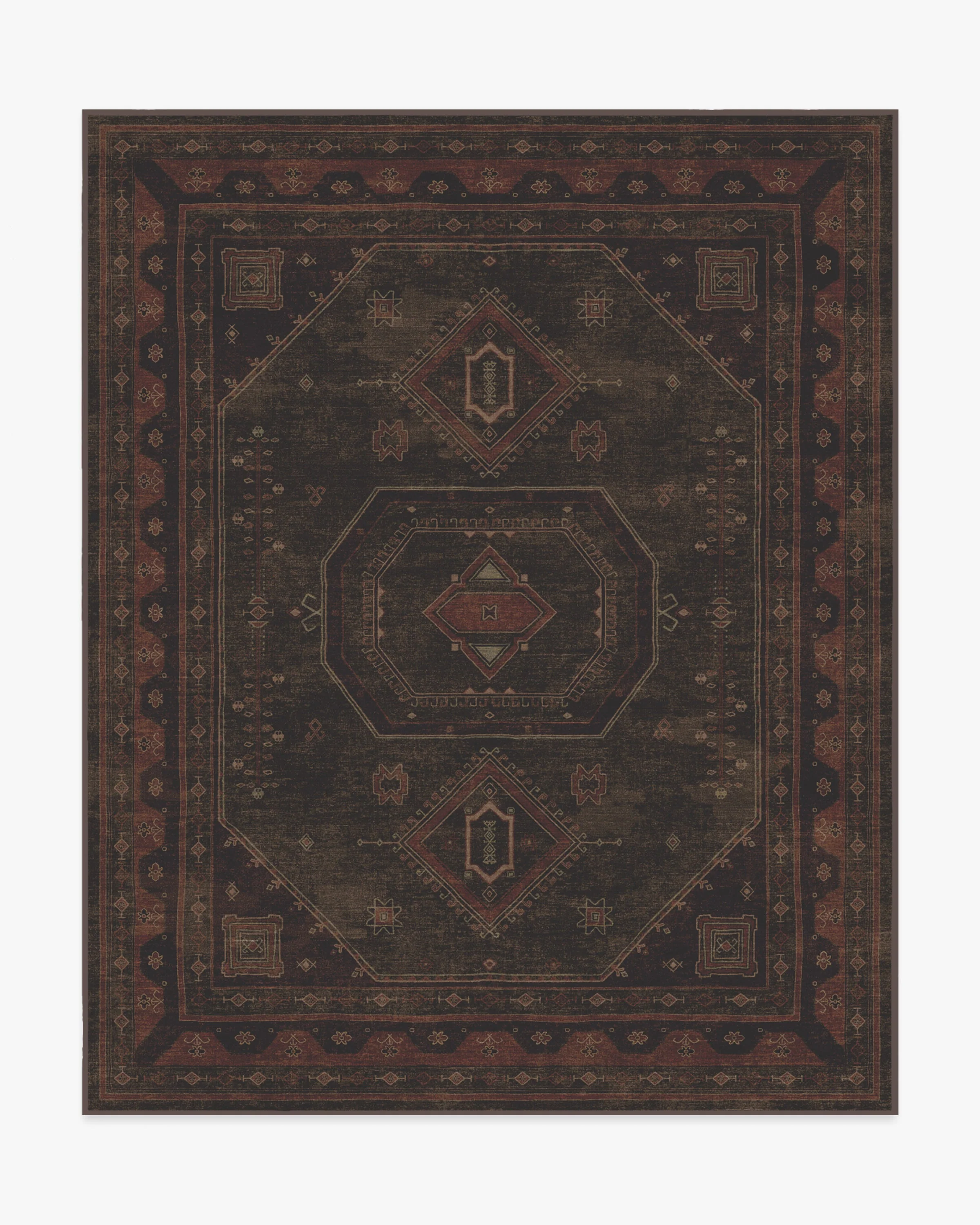 Shira Bordeaux Flatwoven Rug - Image 16