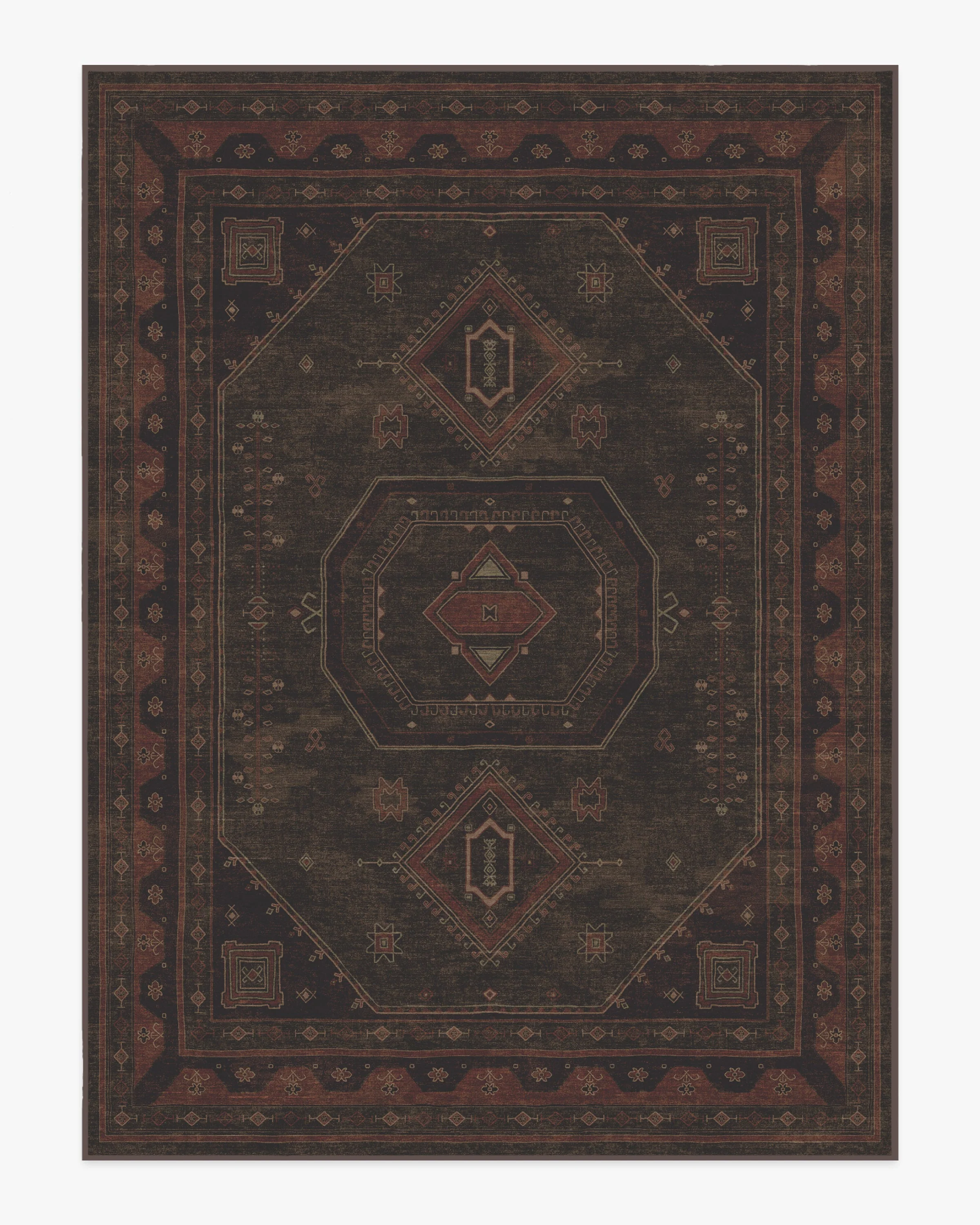 Shira Bordeaux Flatwoven Rug - Image 17