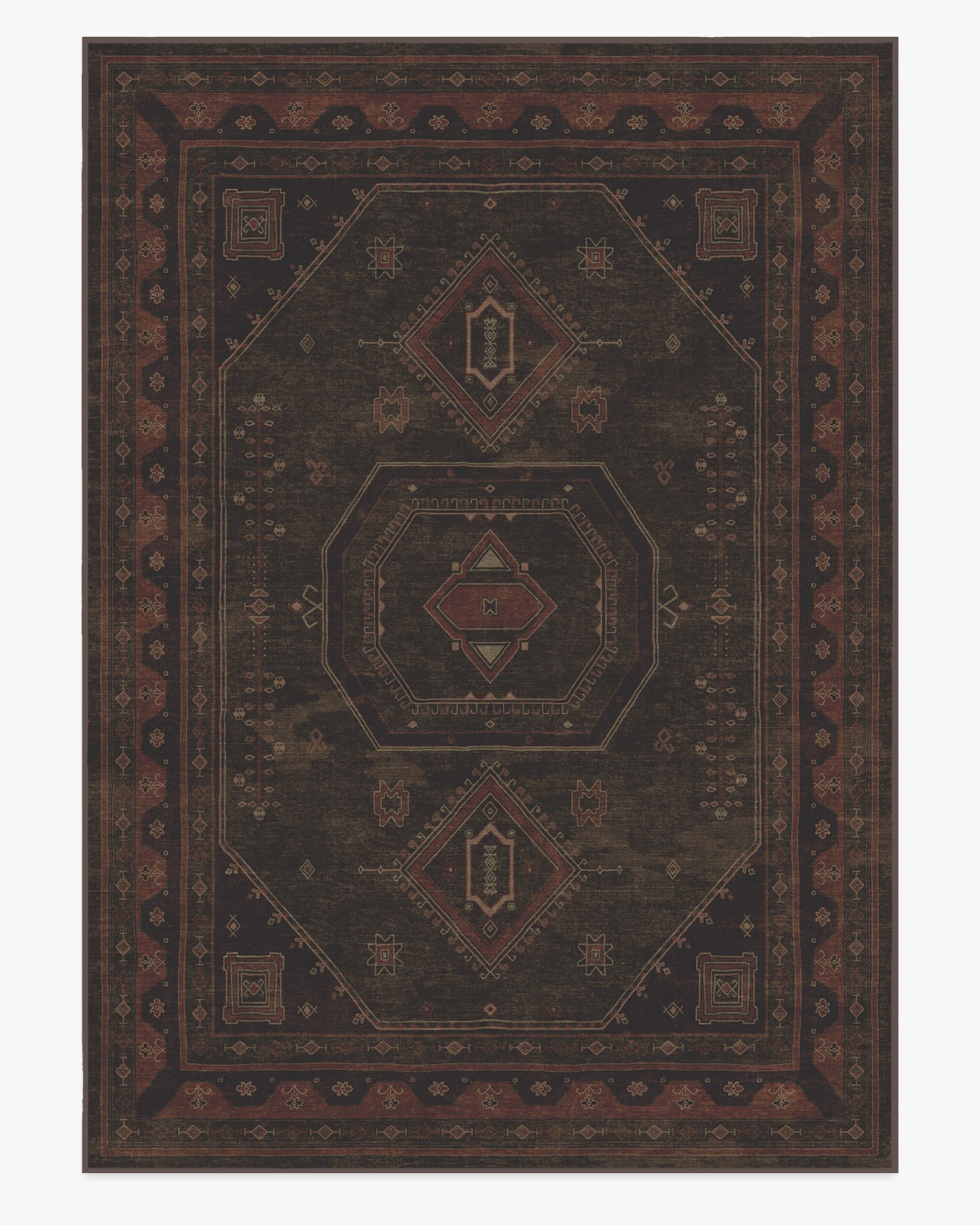 Shira Bordeaux Flatwoven Rug - Image 18