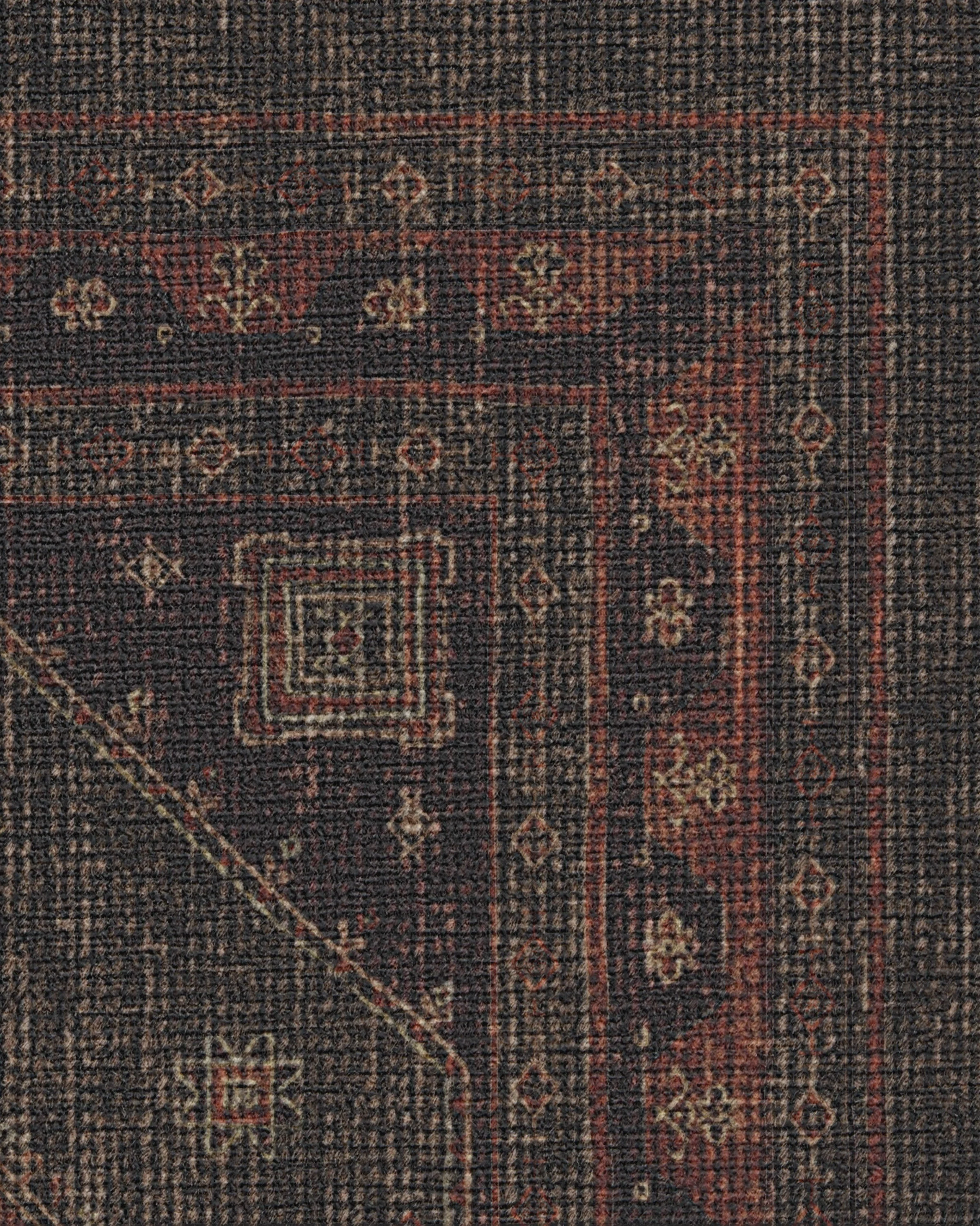 Shira Bordeaux Flatwoven Rug - Image 2